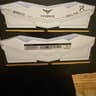 T-Force Delta RGB DDR5 32GB (2x16GB) 6000MHz CL30 – White – LIKE NEW
