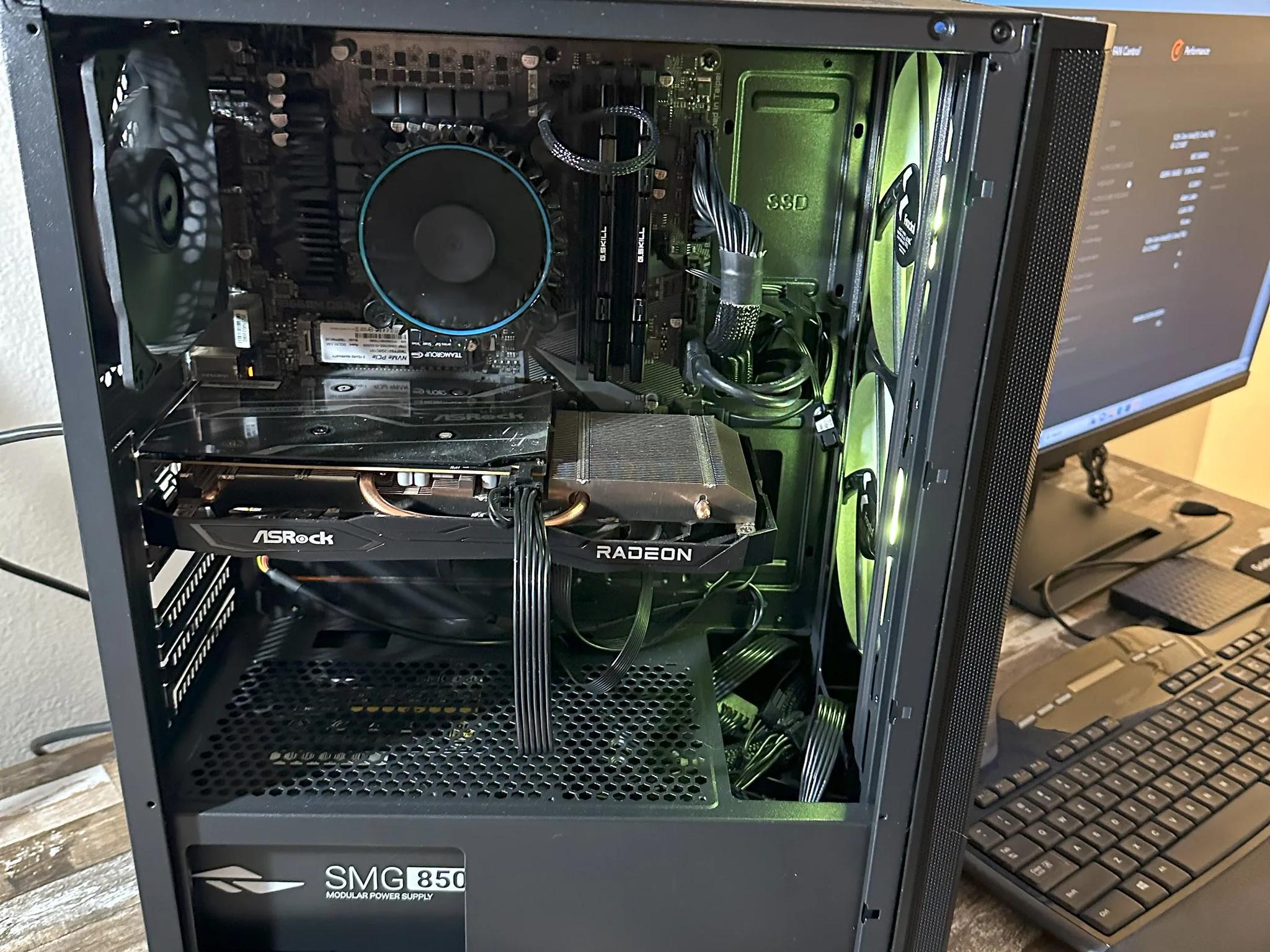 Entry Level 1080P Core i3 12100F with AMD RX6600  gaming PC