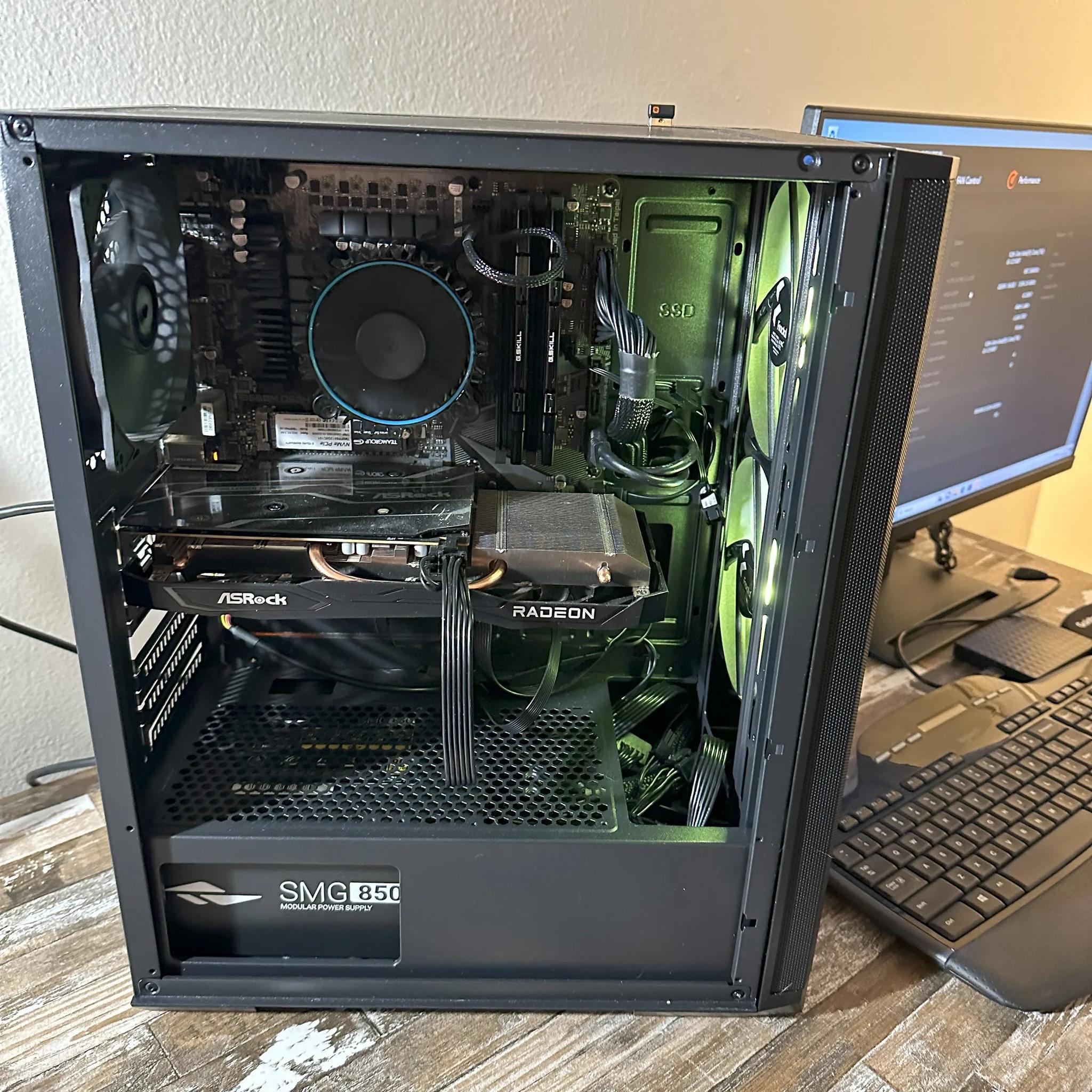 Entry Level 1080P Core i3 12100F with AMD RX6600  gaming PC