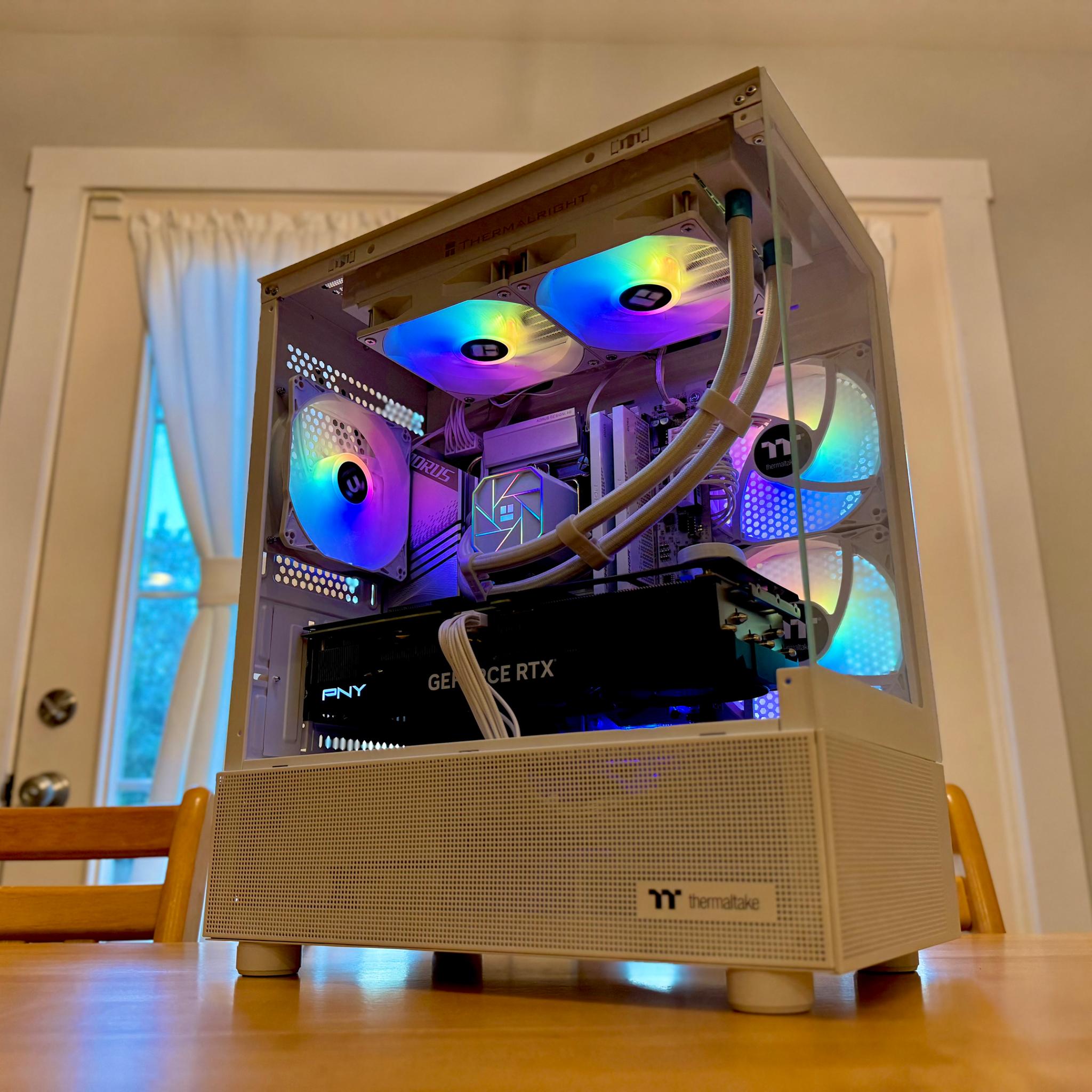⚪️🐕| RTX 4070 ti Super, i9 13900k, 32gb DDR5, 2tb NVMe, WiFi Equipped, ARGB Gaming PC