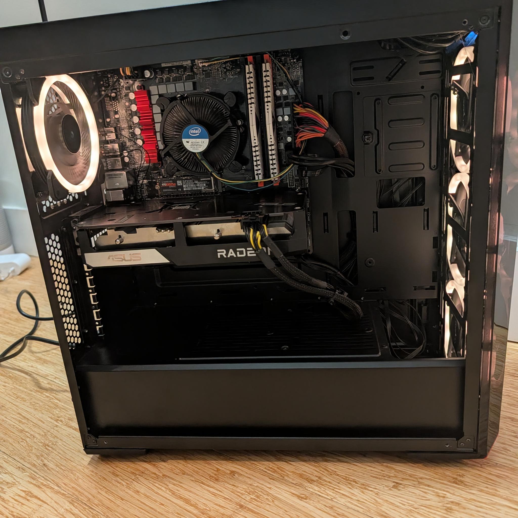 Custom CyberPower Gaming PC | RX 6600 | I7 8700 | 16GB | 1TB NVME | Windows 11 |