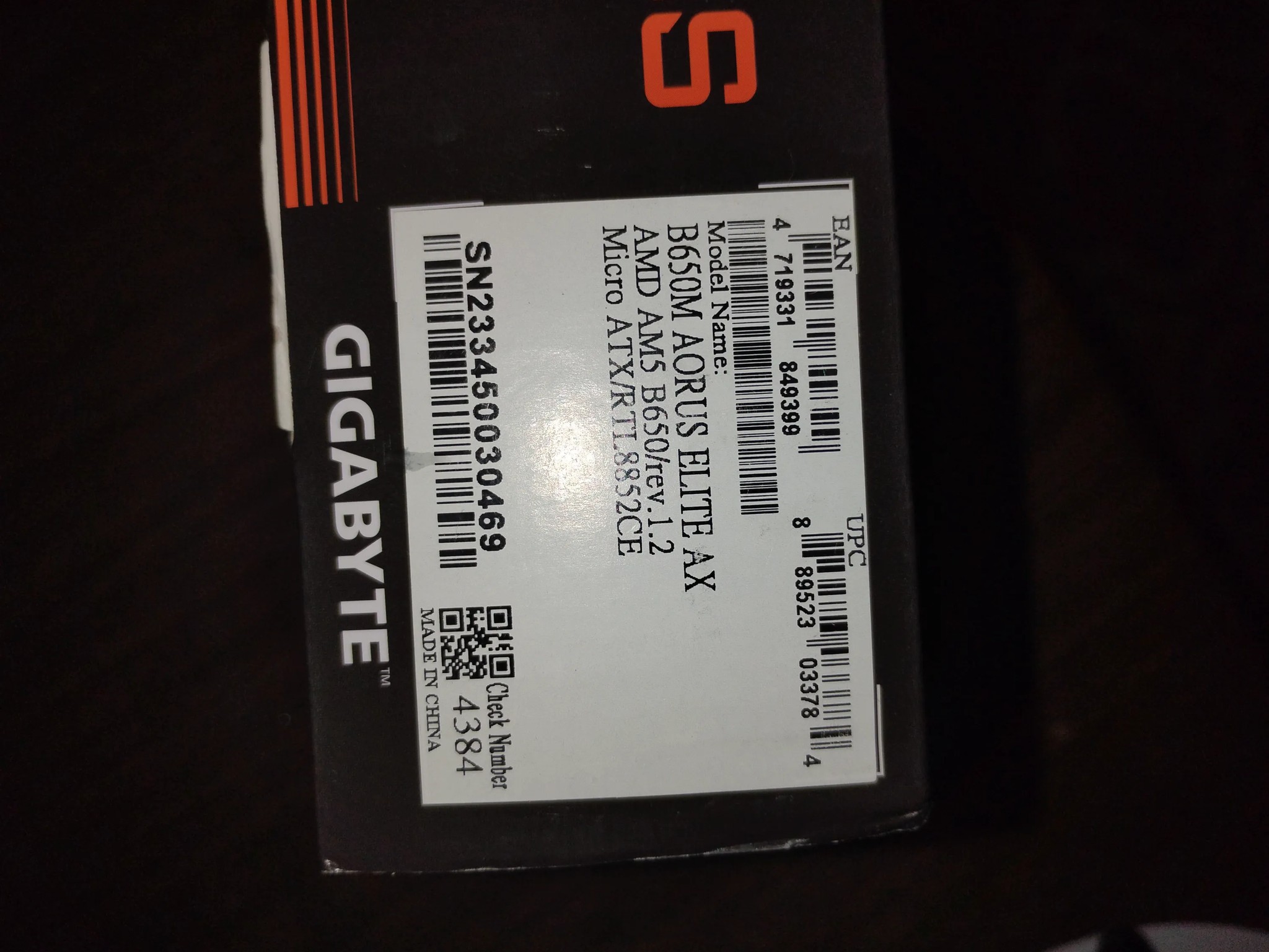GIGABYTE B650M AORUS Elite AX