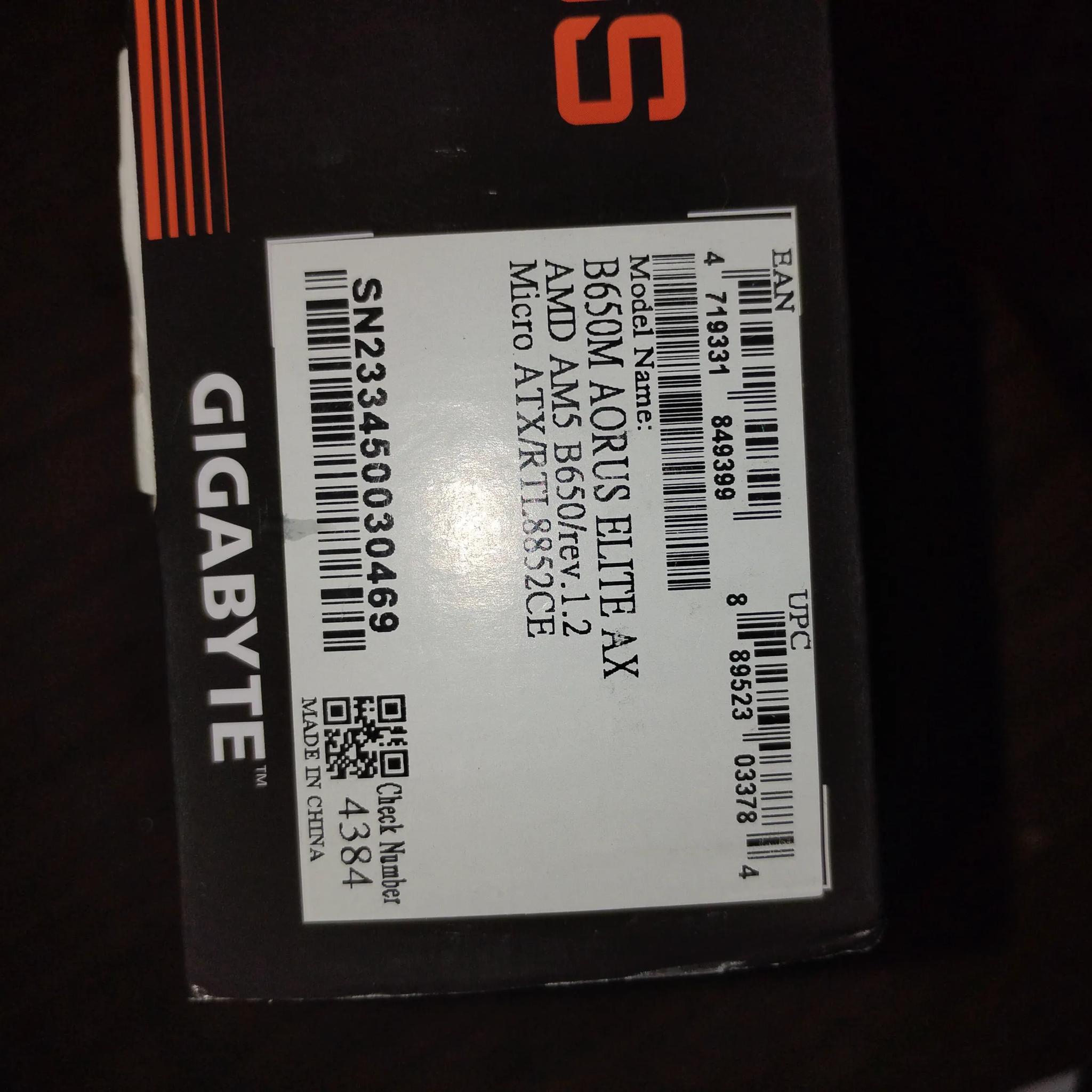GIGABYTE B650M AORUS Elite AX