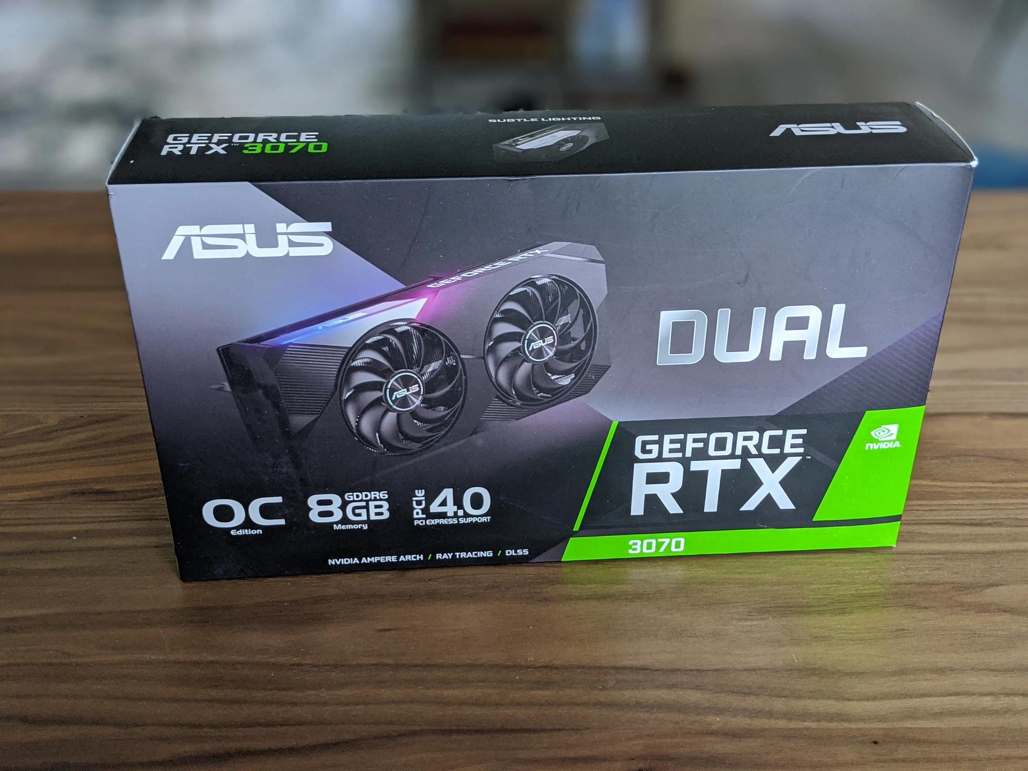 ASUS RTX 3070 Dual OC 8gb