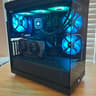 🔥⚫Black RGB Gaming PC | i7-10700K | RTX 3060TI | 32GB DDR4 | Wifi & BT⚫🔥