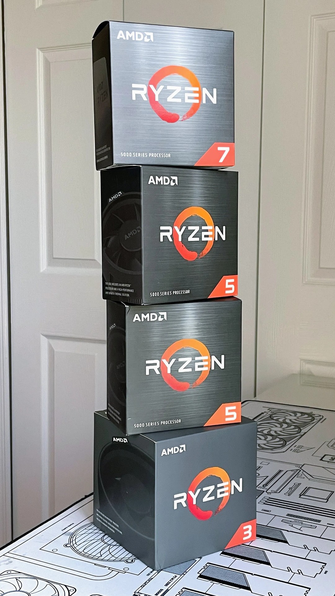 Empty AMD Ryzen CPU Boxes | Jawa