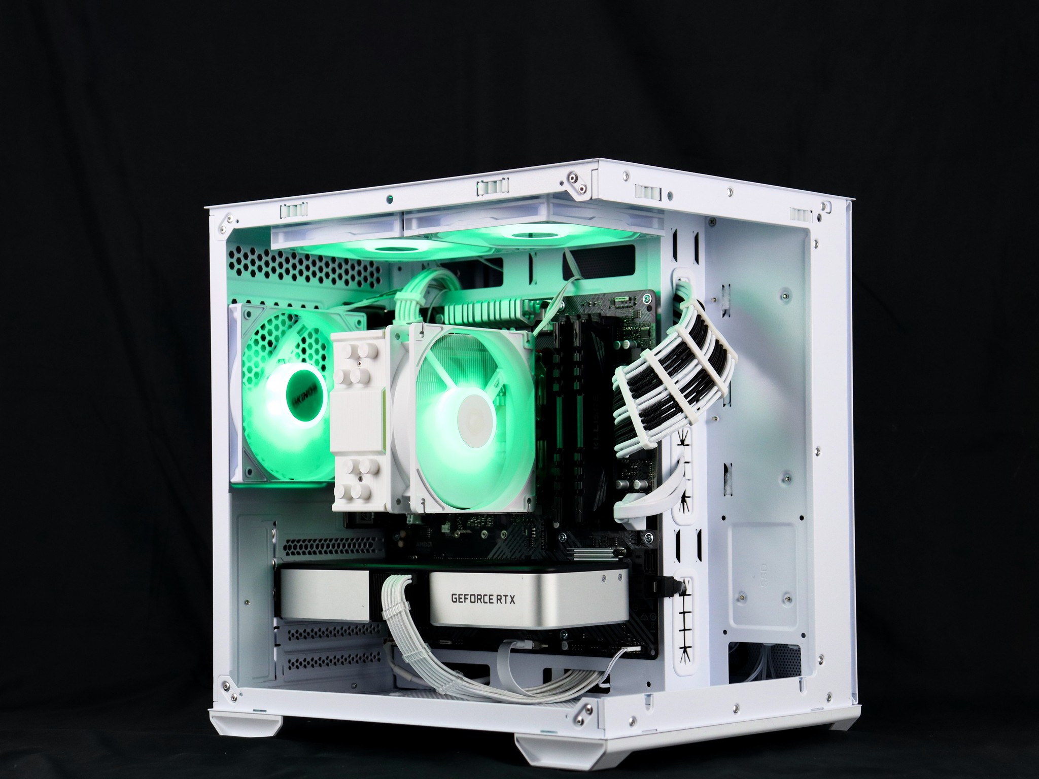 🧊❄️🧊 White Gaming PC – RTX 3060 TI , Ryzen 5 3600, 16GB RAM, 1TB SSD - WiFi, BlueToot...