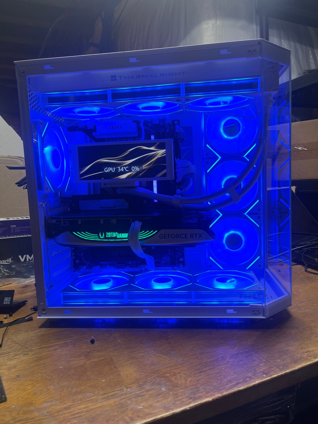 RTX 4070 Ti | Ryzen 7 9850X3D | 1 TB NVME | 32 GBs RAM | White