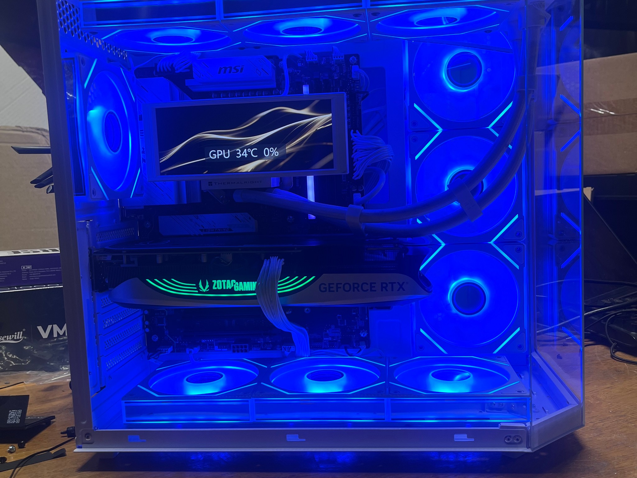RTX 4070 Ti | Ryzen 7 9850X3D | 1 TB NVME | 32 GBs RAM | White Gaming PC