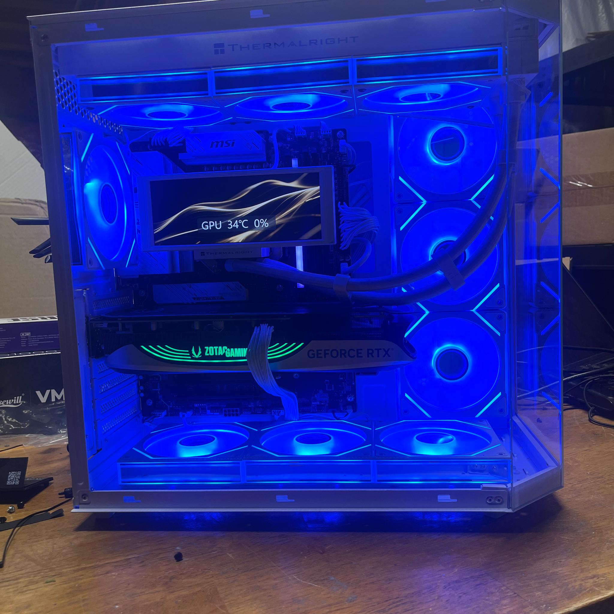 RTX 4070 Ti | Ryzen 7 9850X3D | 1 TB NVME | 32 GBs RAM | White Gaming PC