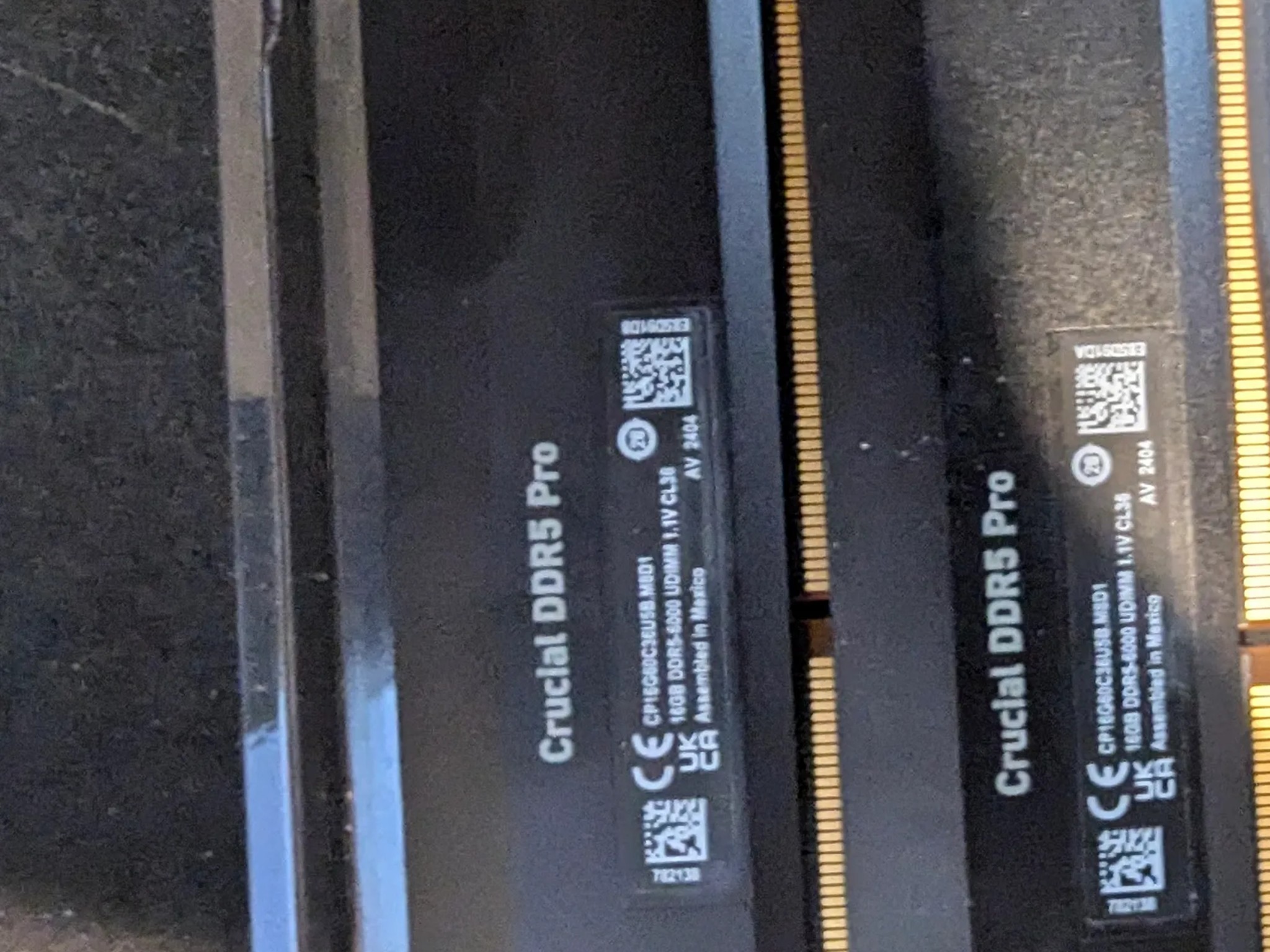 Crucial DDR5 6000Mhz CL36