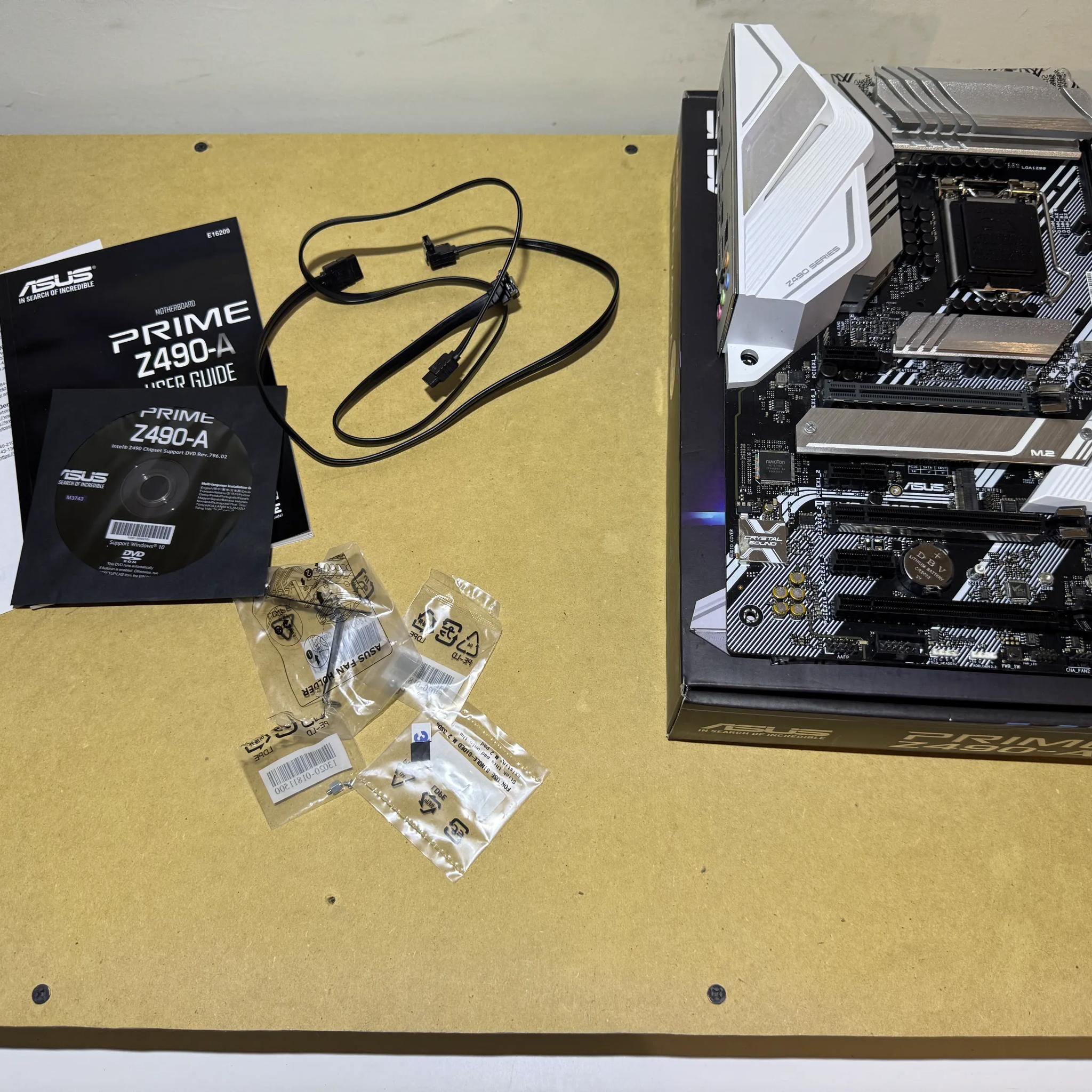ASUS PRIME Z490-A LGA 1200 (Intel 10th Gen) Intel Z490 Motherboard