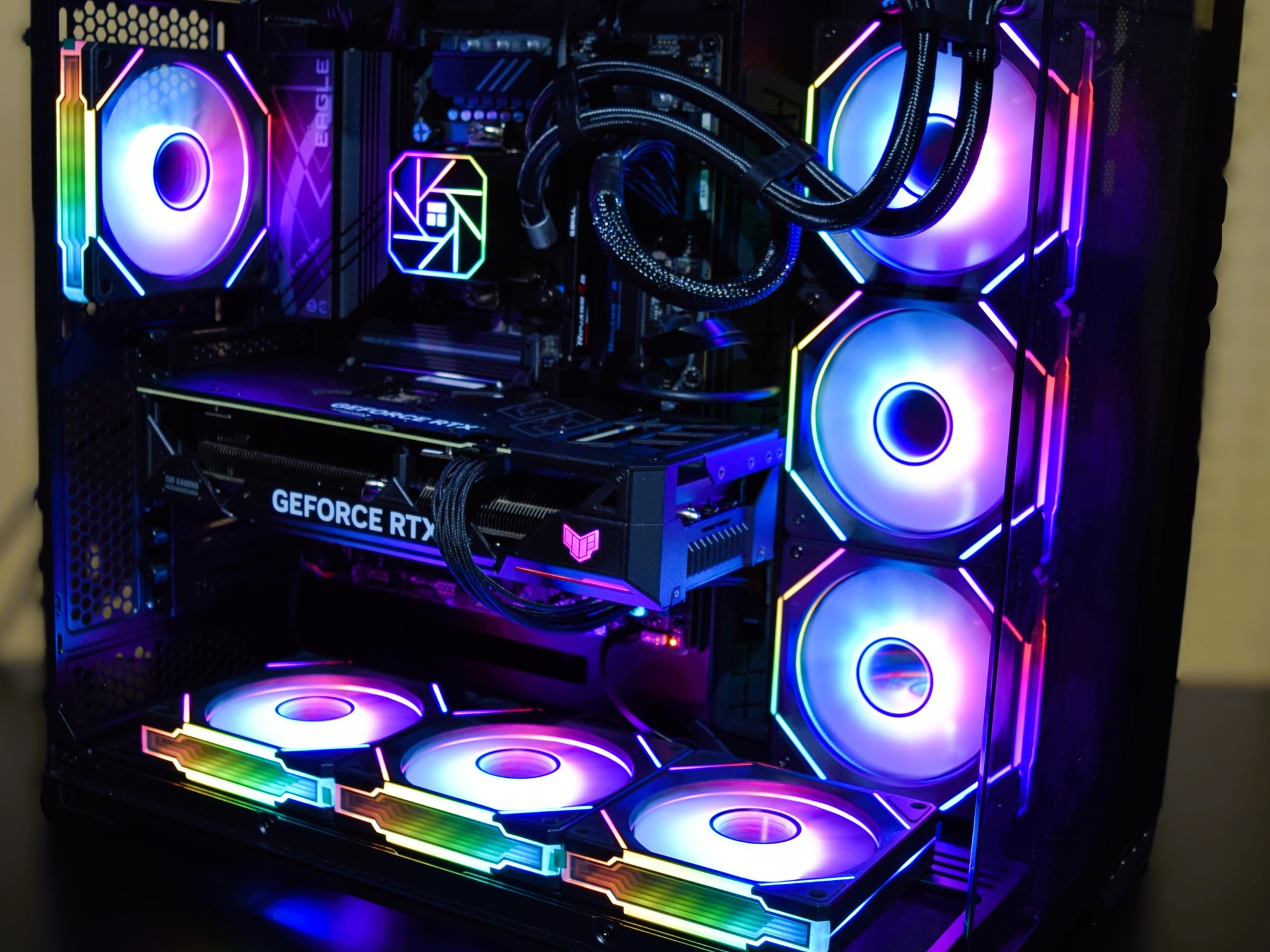 (NEW) 4K / 1440p Ultra Gaming PC All New Parts: Nvidia Asus Tuf 4070 | 1TB NVME |...