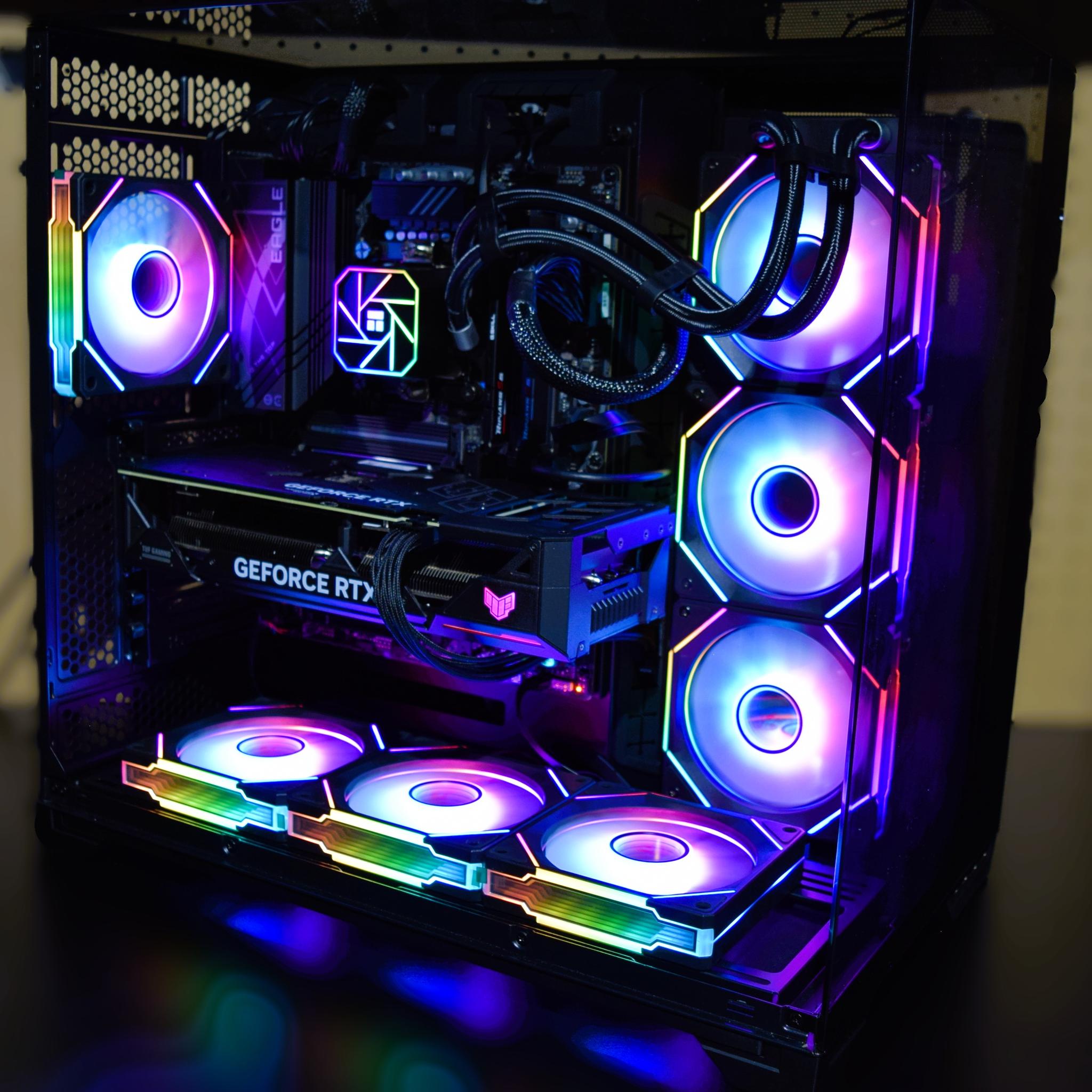 (NEW) 4K / 1440p Ultra Gaming PC All New Parts: Nvidia Asus Tuf 4070 | 1TB NVME |...