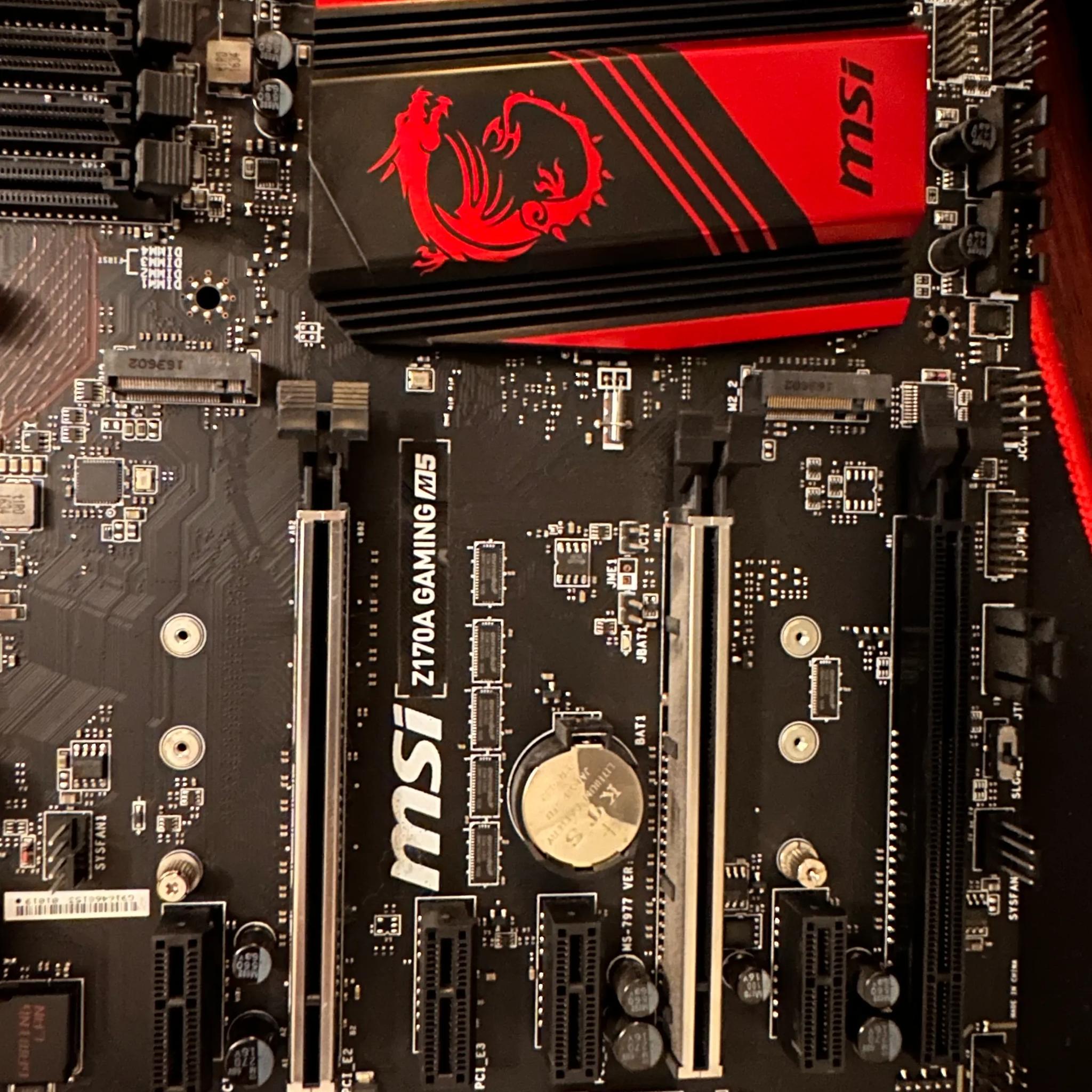 MSI Z170A Gaming M5, LGA 1151 Socket, ATX Motherboard