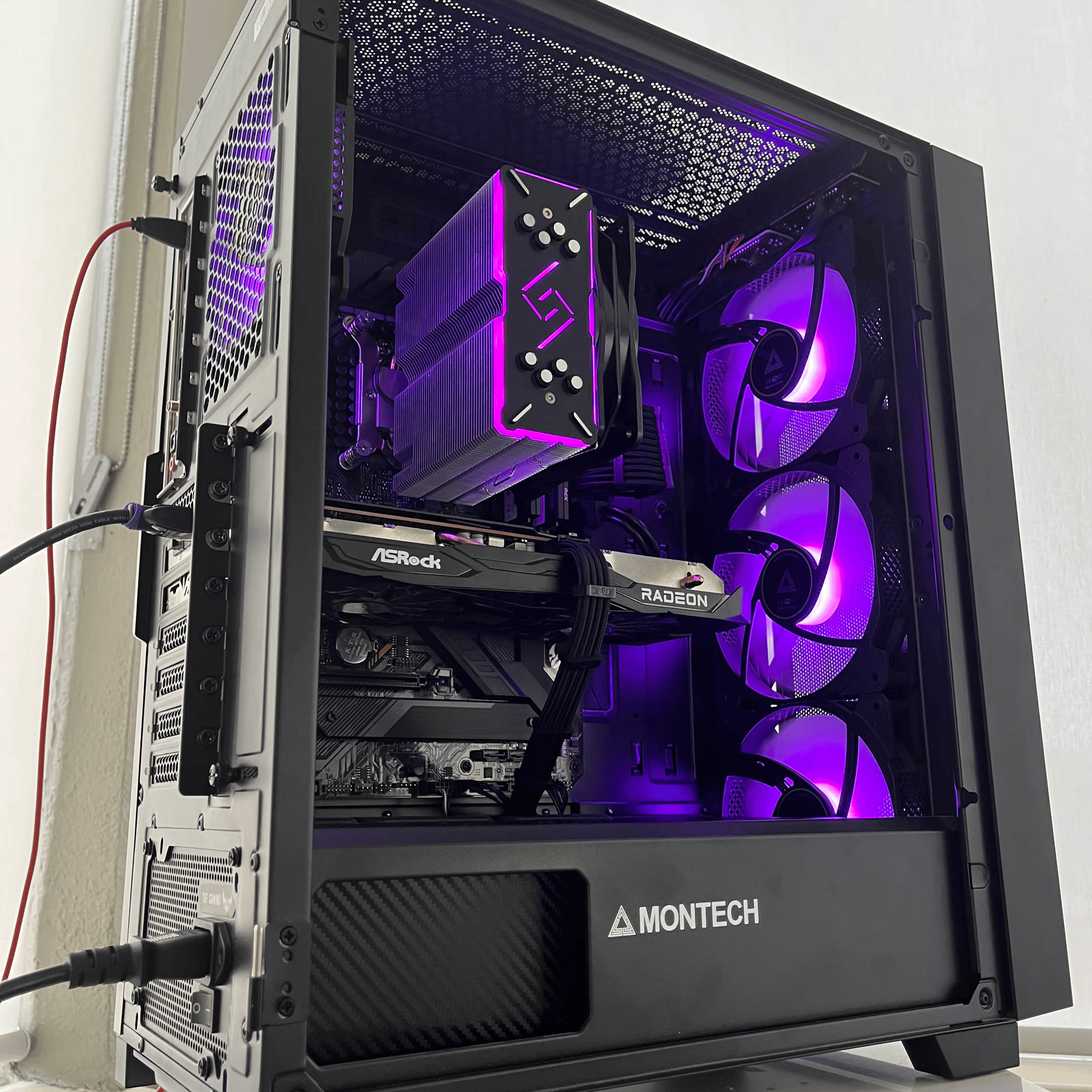 Blackout🥷| i5-10400, Rx 6600 Gaming PC