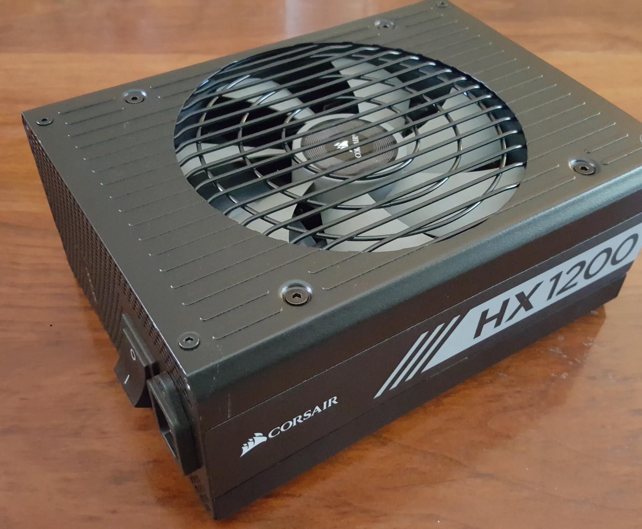 Corsair HX1200 Power Supply | 80+ Platinum (Open box, Includes everything)