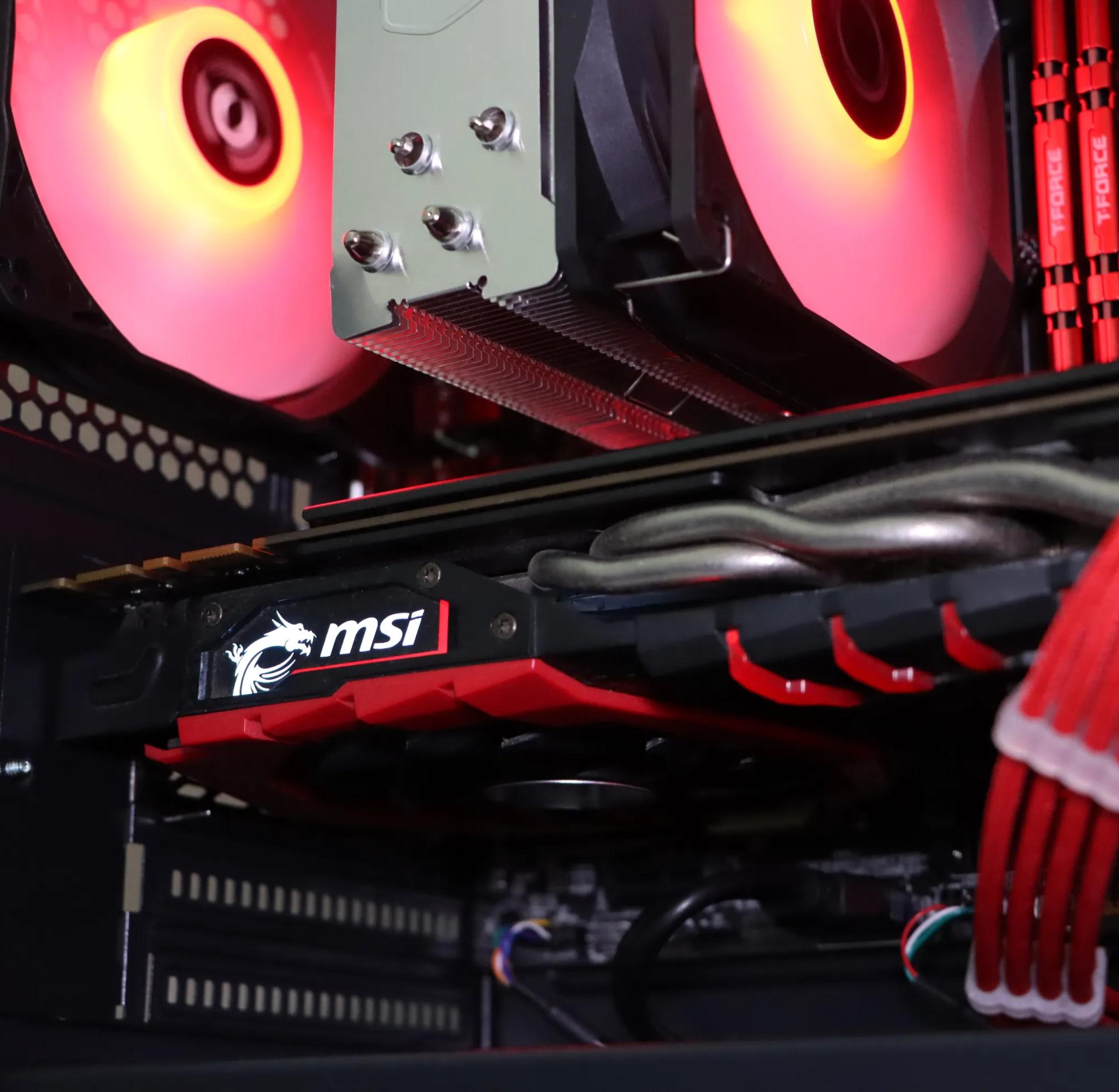 🔥RED RGB GAMING PC | GTX 1070 | Ryzen 5 | 512gb NVME SSD | 16gb Ram🔥