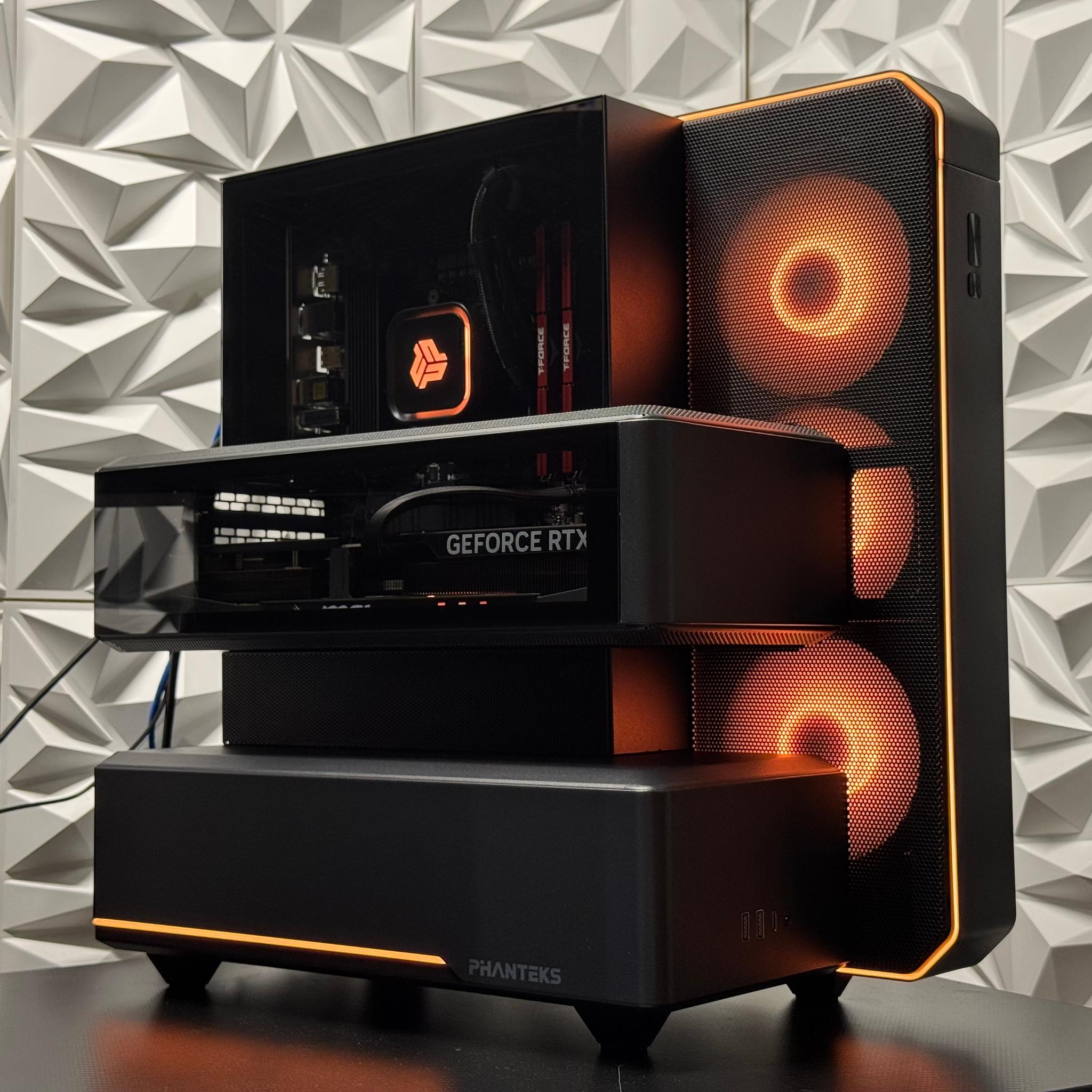 RTX 5070 Ti / Ryzen 7 9800X3D / 32GB DDR5 / 2TB SSD / EX5 Case / Gaming pc / creator pc / streaming