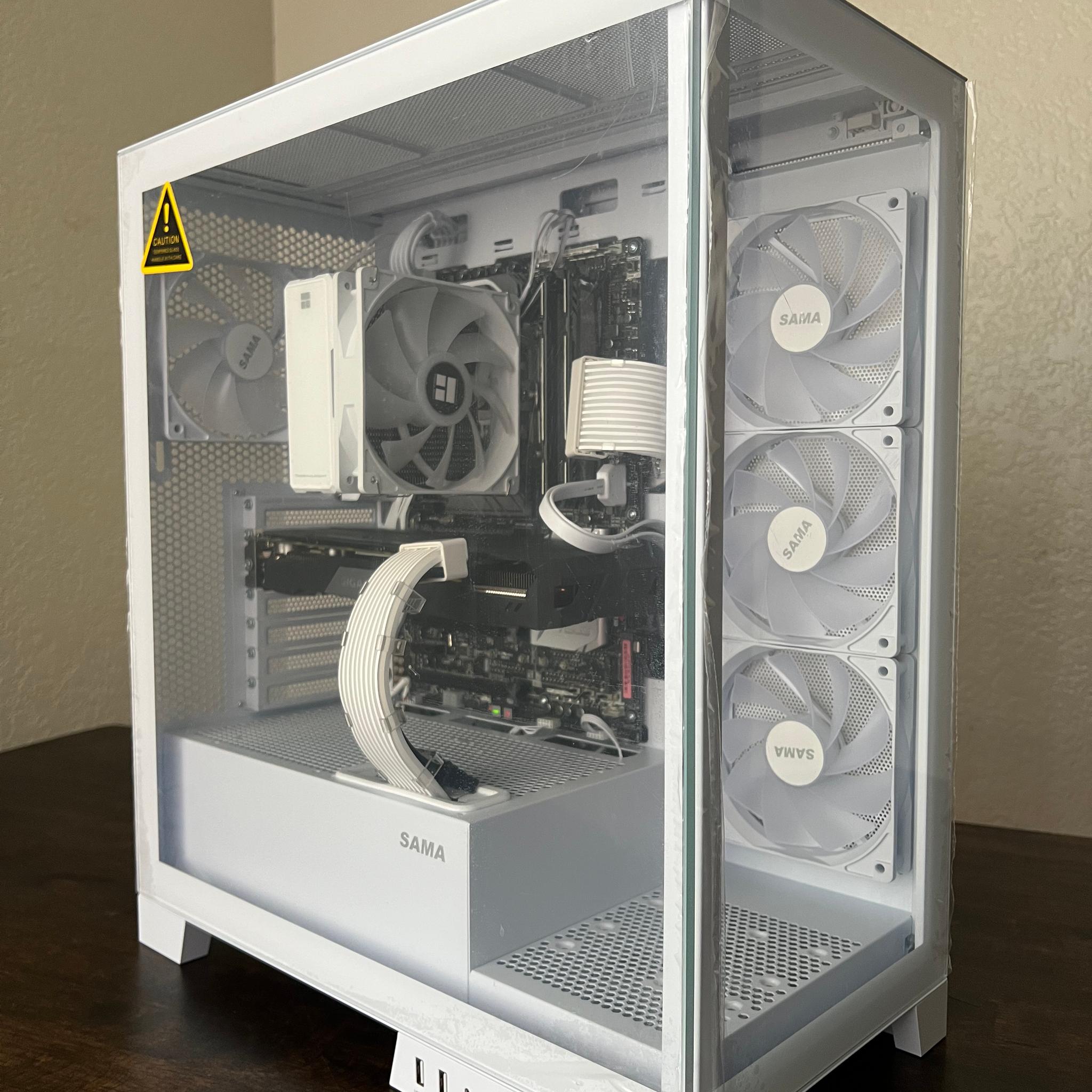 Custom White Gaming PC | i7-6700 | GTX 1660 Super | 16GB RAM | 500GB SSD
