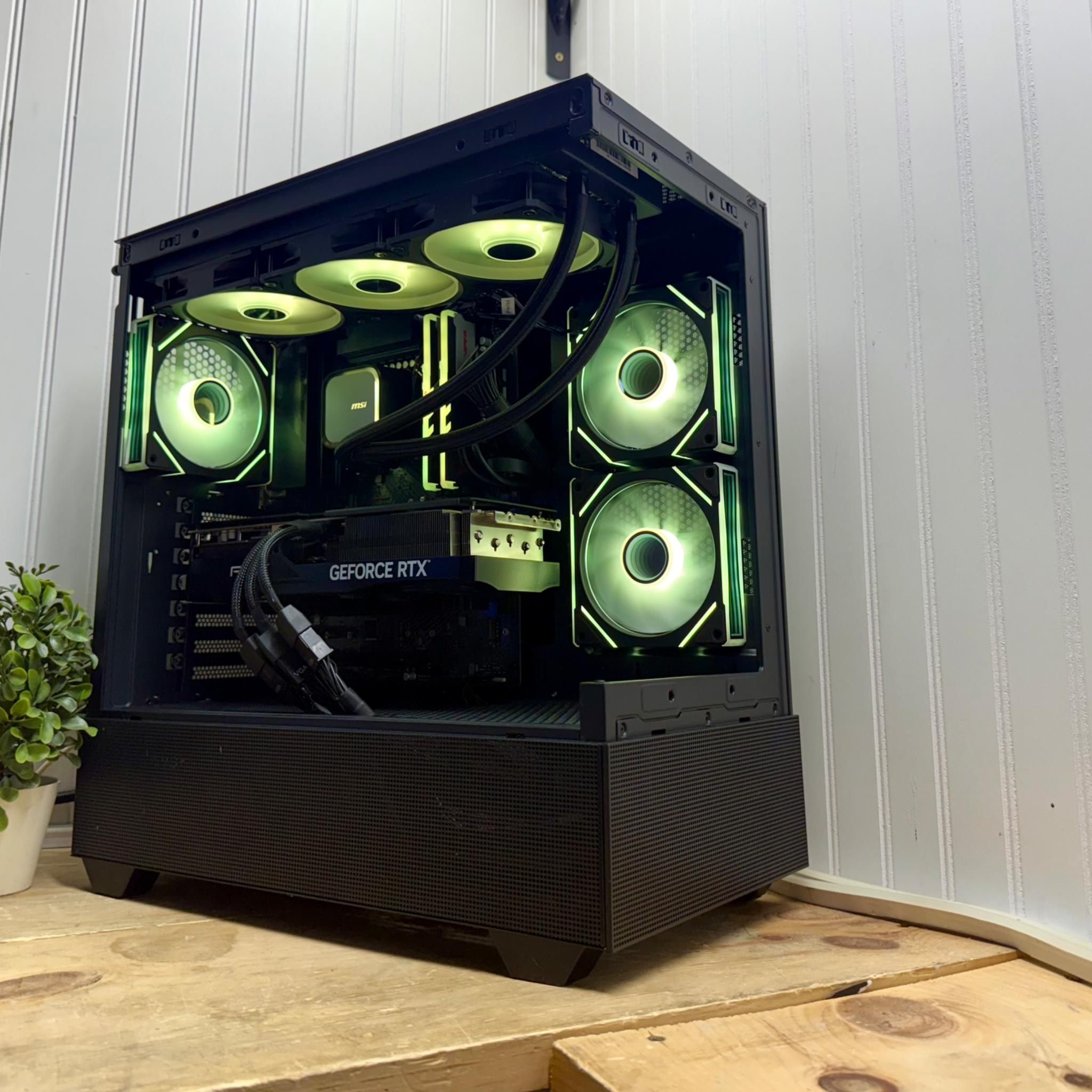 Shadow Stalker  i9-13900KF | RTX 5070 Ti | 64g DDR5 | Z790 | 2TB NVMe | 360 AIO | 1600 watt EVGA