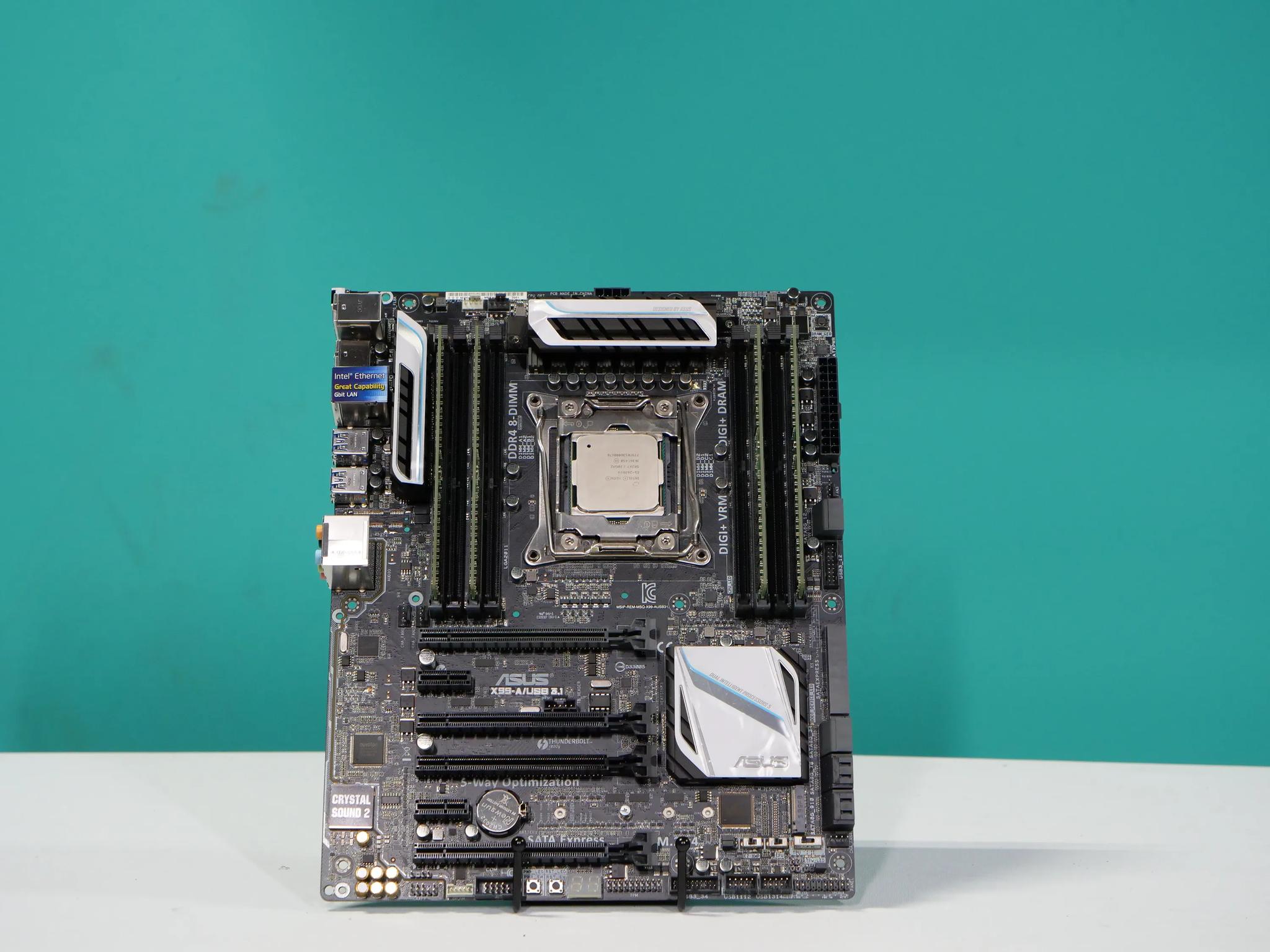 Asus X99 motherboard kit w/ Xeon E5-2630v4 and 32gb Ram