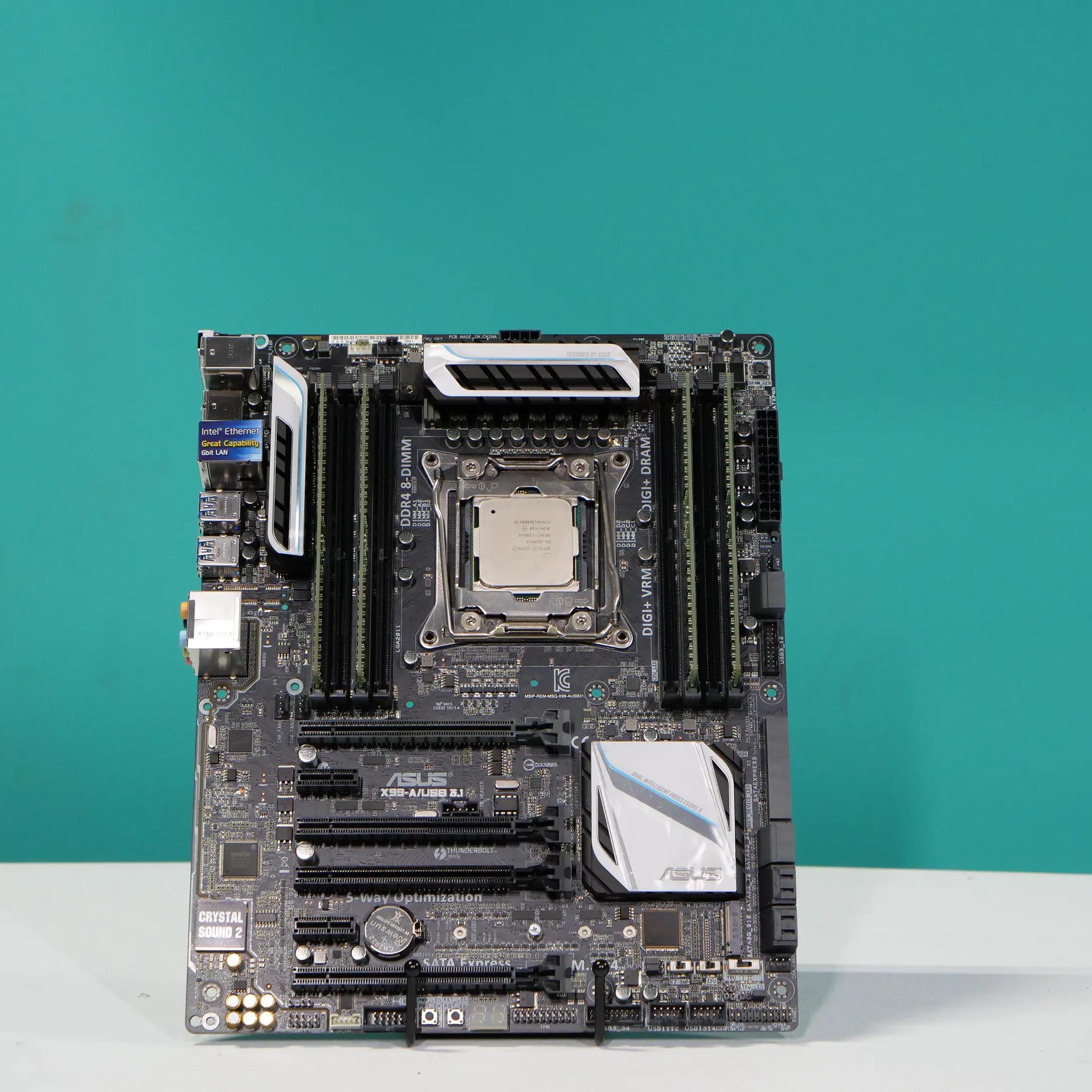 Asus X99 motherboard kit w/ Xeon E5-2630v4 and 32gb Ram