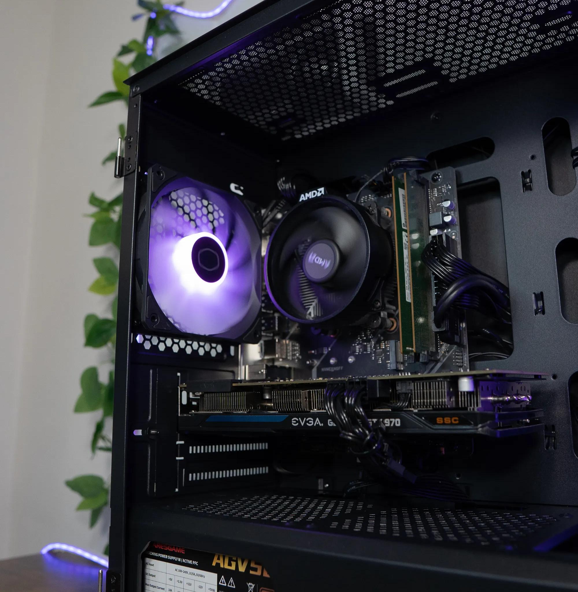 🔮🔮 BUDGET - BO6 Ready GAMING PC | EVGA GTX 970 OC | RYZEN 5 1600 | 16GB DDR4 RAM | 1.24TB |