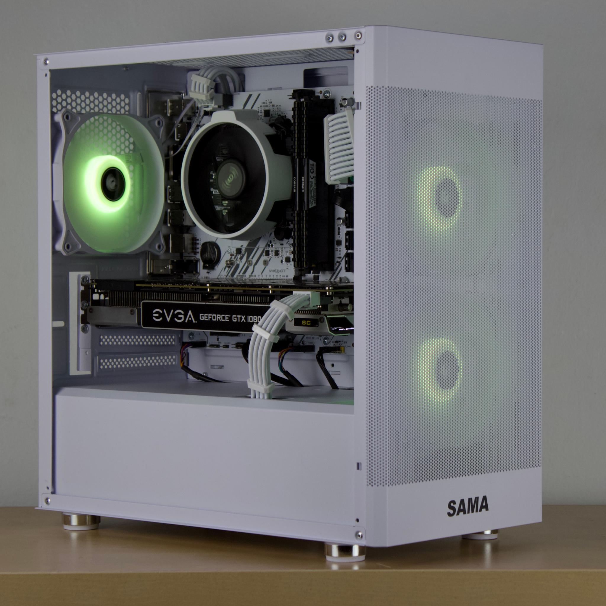 ❄️🧊Budget White PC - GTX 1080, Ryzen 5 2600, 16GB DDR4, 1TB SSD❄️🧊- WiFi/BT