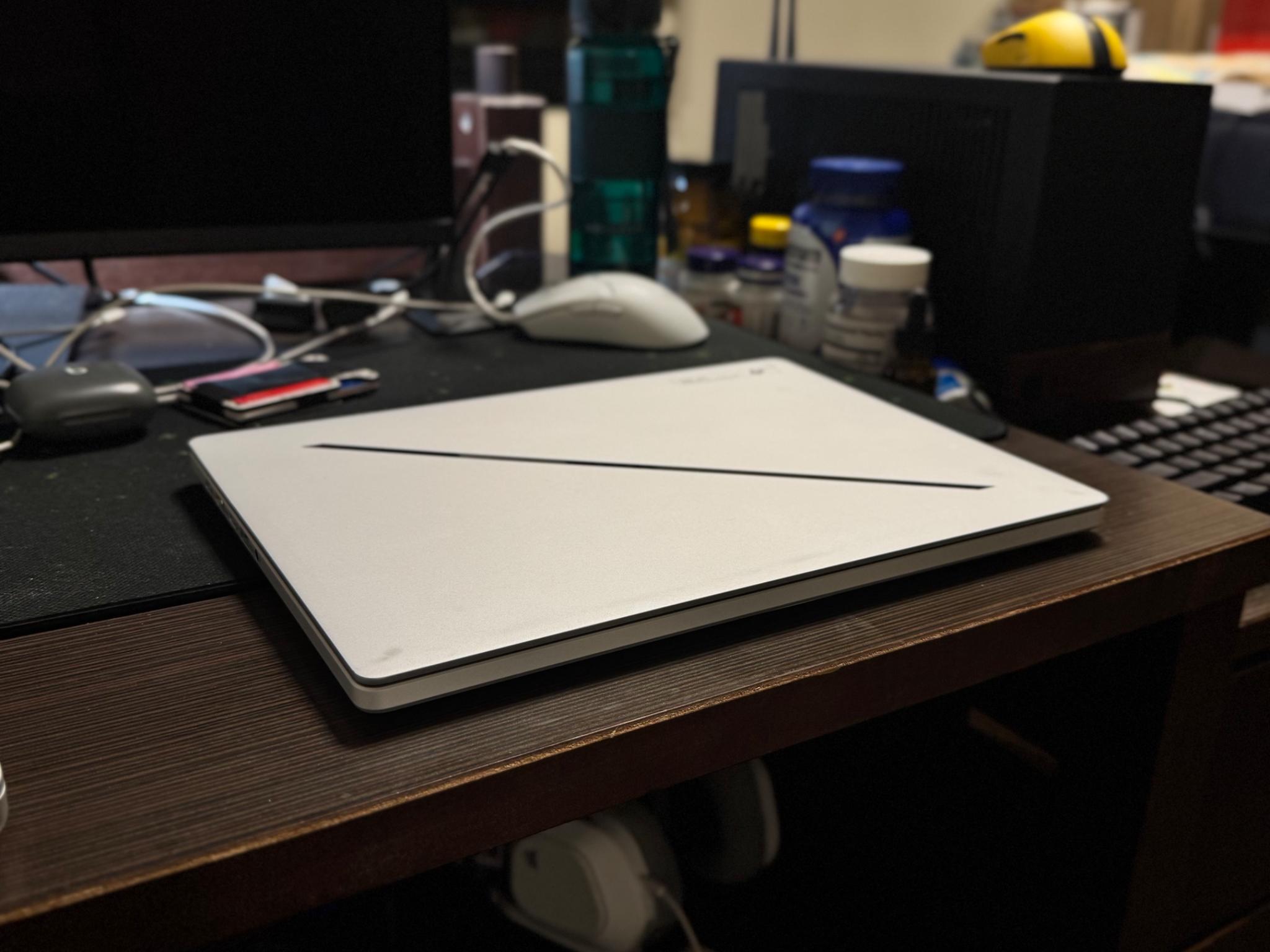 ASUS ROG Zephyrus G14 14" OLED 3K 120Hz Platinum White Gaming Laptop (Ryzen 9 8945HS, RTX 4060)