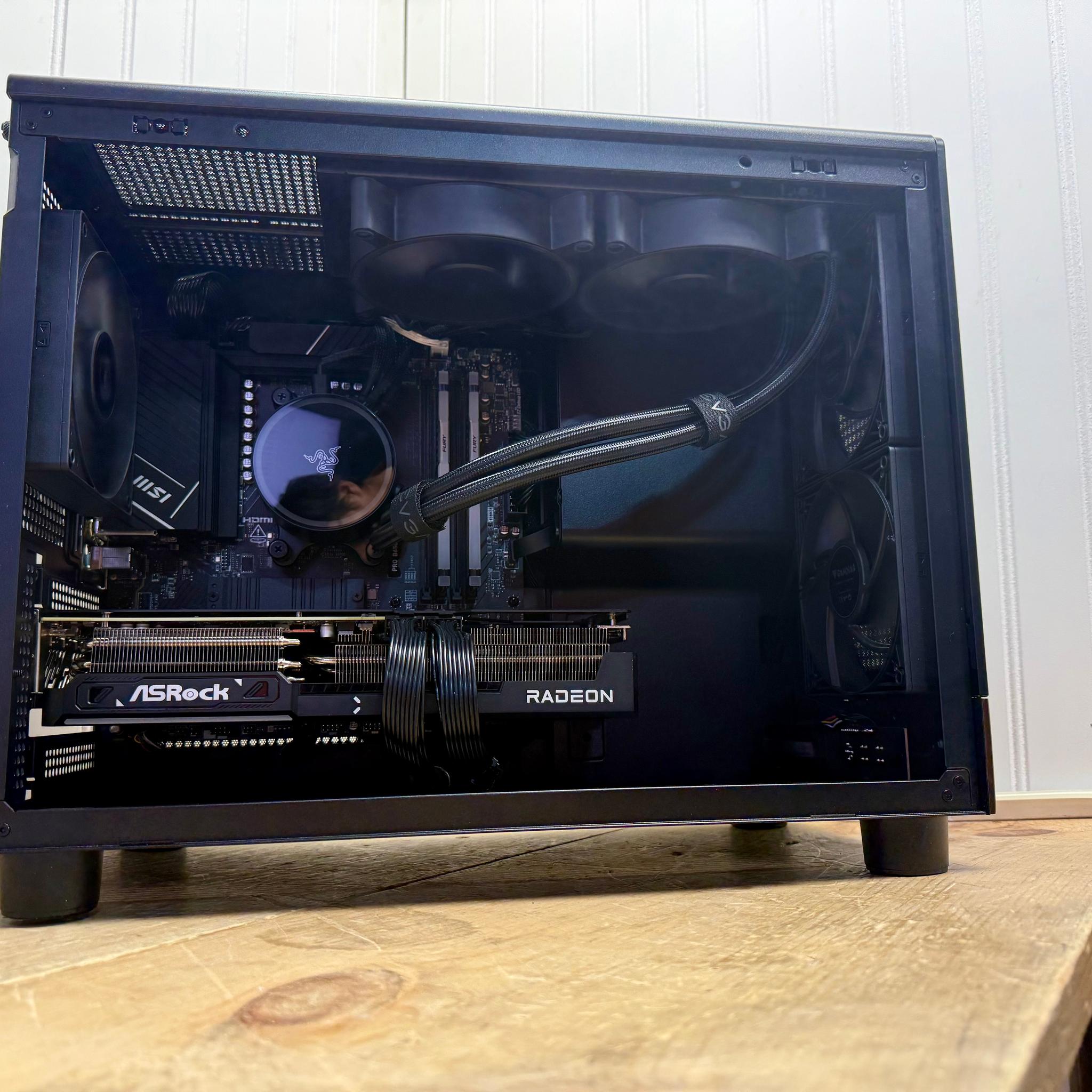 BLACK THUNDER V2 9070XT/ 7700/5TB storage/32G DDR5/850W B+ PSU/B650 shipping included for lower 48