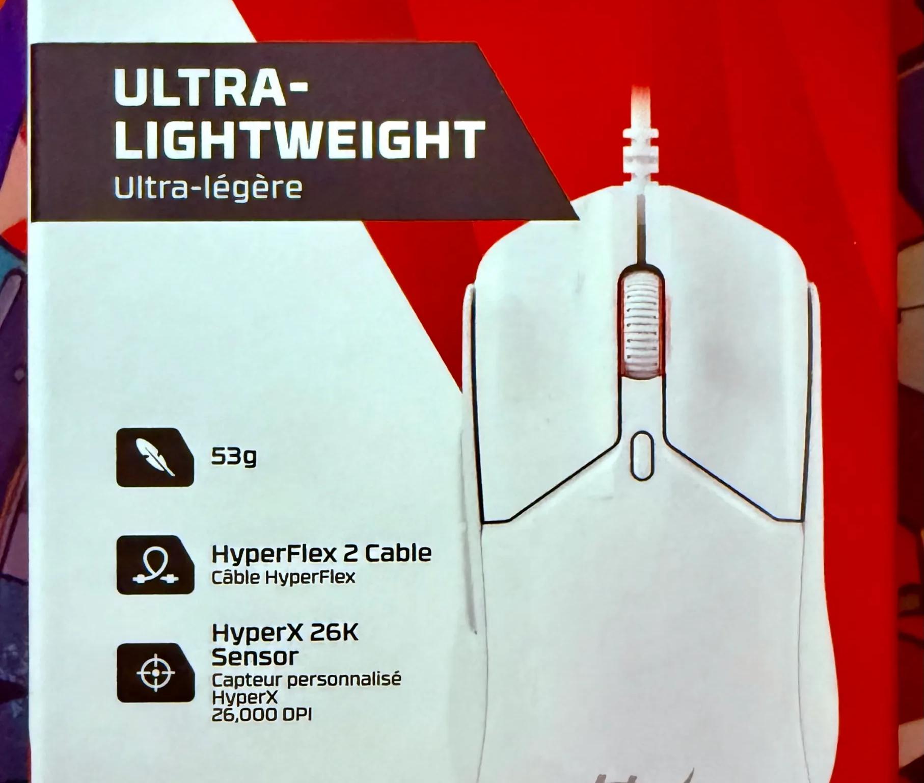 BNIB HyperX Pulsefire Haste 2 Gaming Mouse