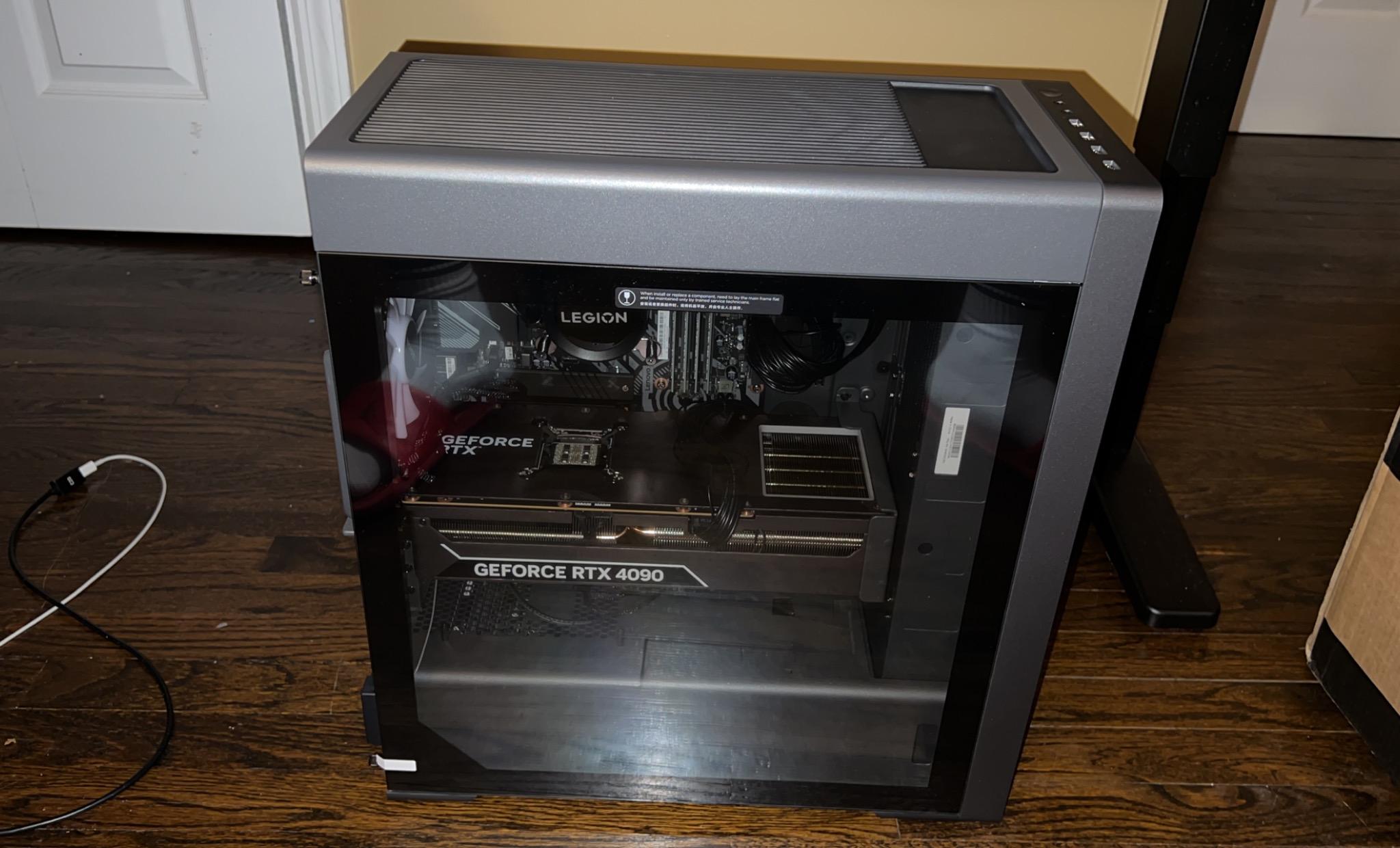 Lenovo Legion Tower 7i Gen 8 Desktop, i9-13900KF, RTX 4090, 64GB, 2TB, Win 11 Home , Keyboard ,Mouse