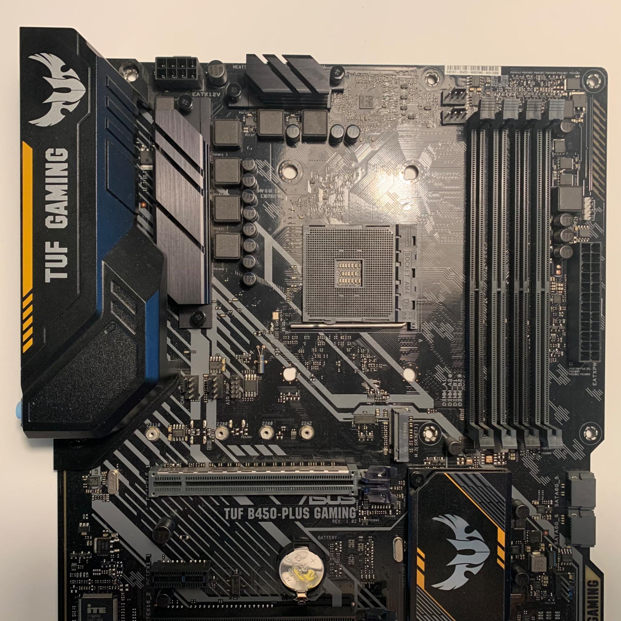 2 B450 Motherboards - FOR PARTS!!!