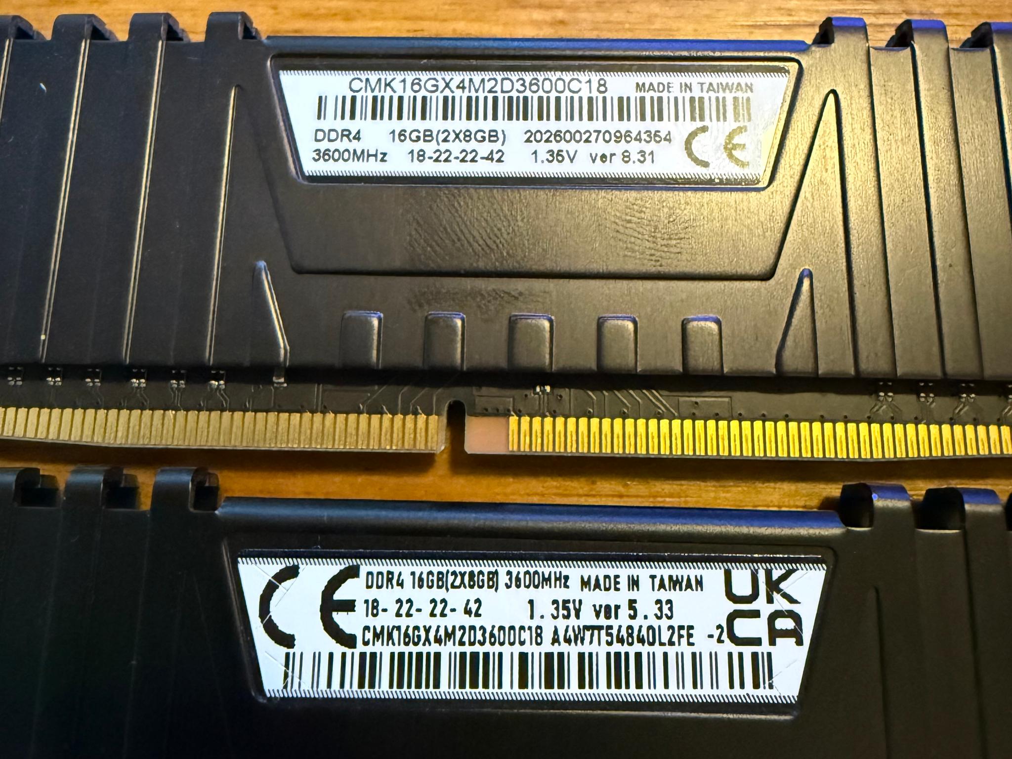 Corsair Vengeance DDR4-3600 32Gb (4x8Gb)