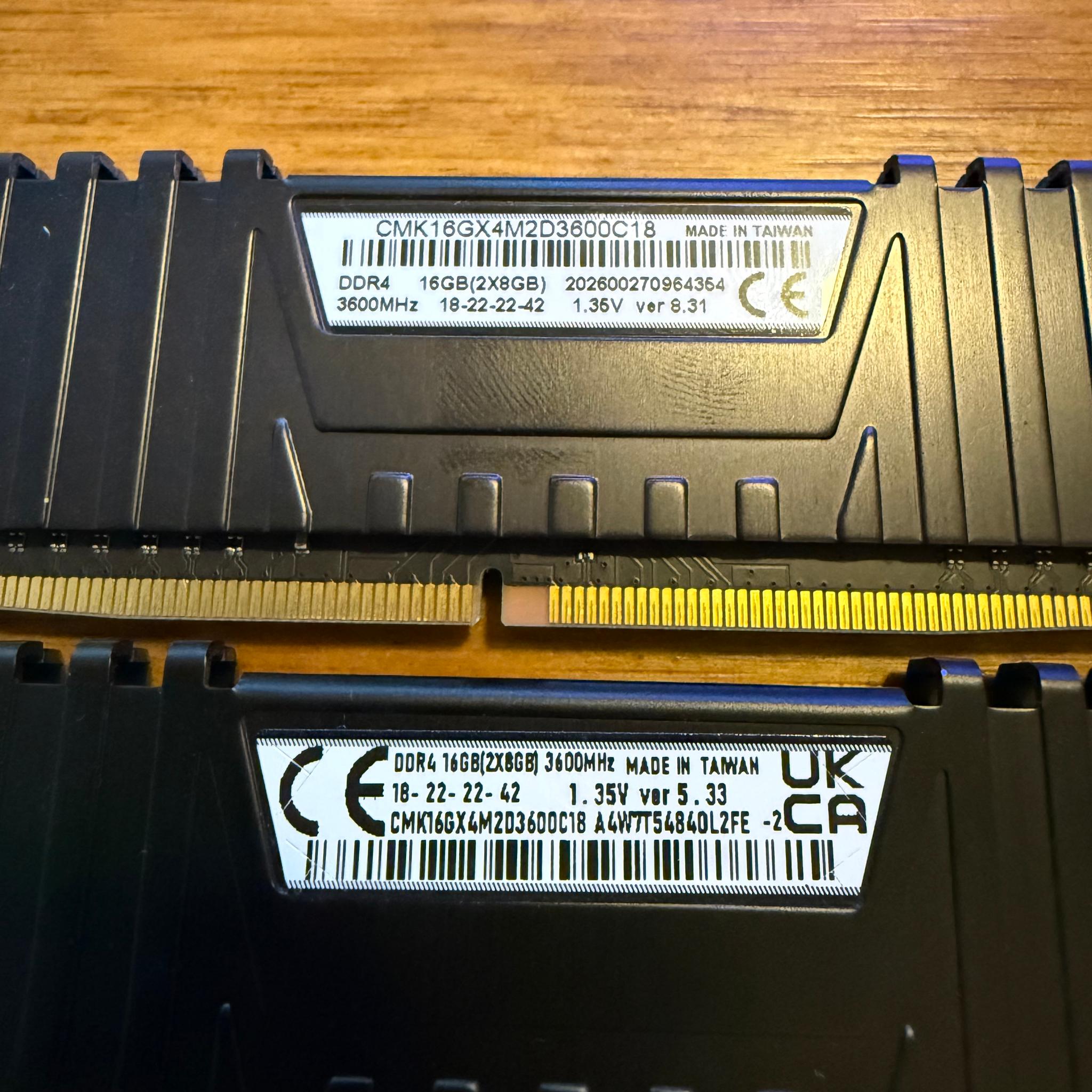 Corsair Vengeance DDR4-3600 32Gb (4x8Gb)