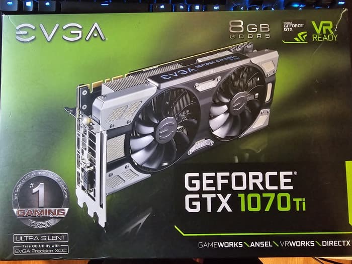 EVGA GeForce GTX 1070 Ti FTW ULTRA SILENT GAMING