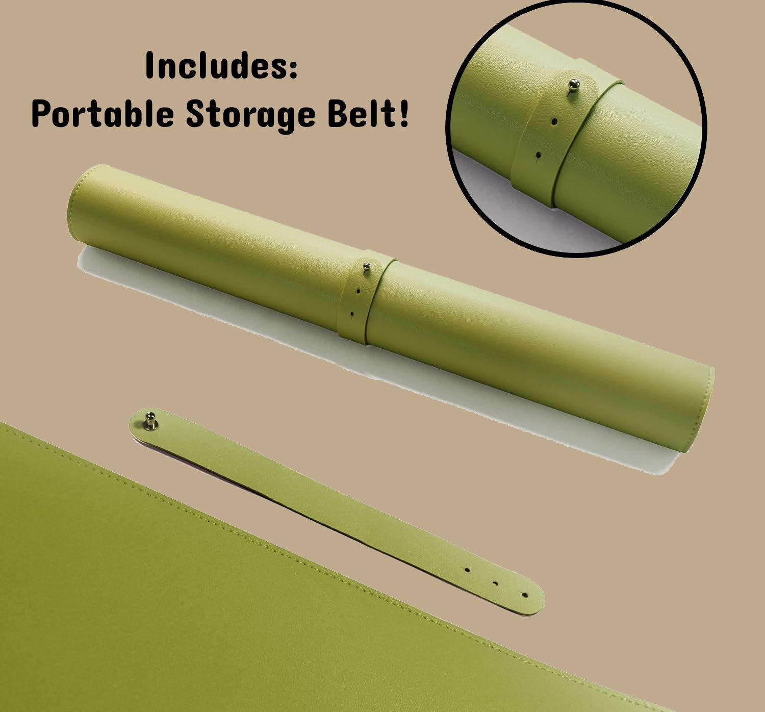 Olive Green Waterproof Mousepad (XL 32" x 16")