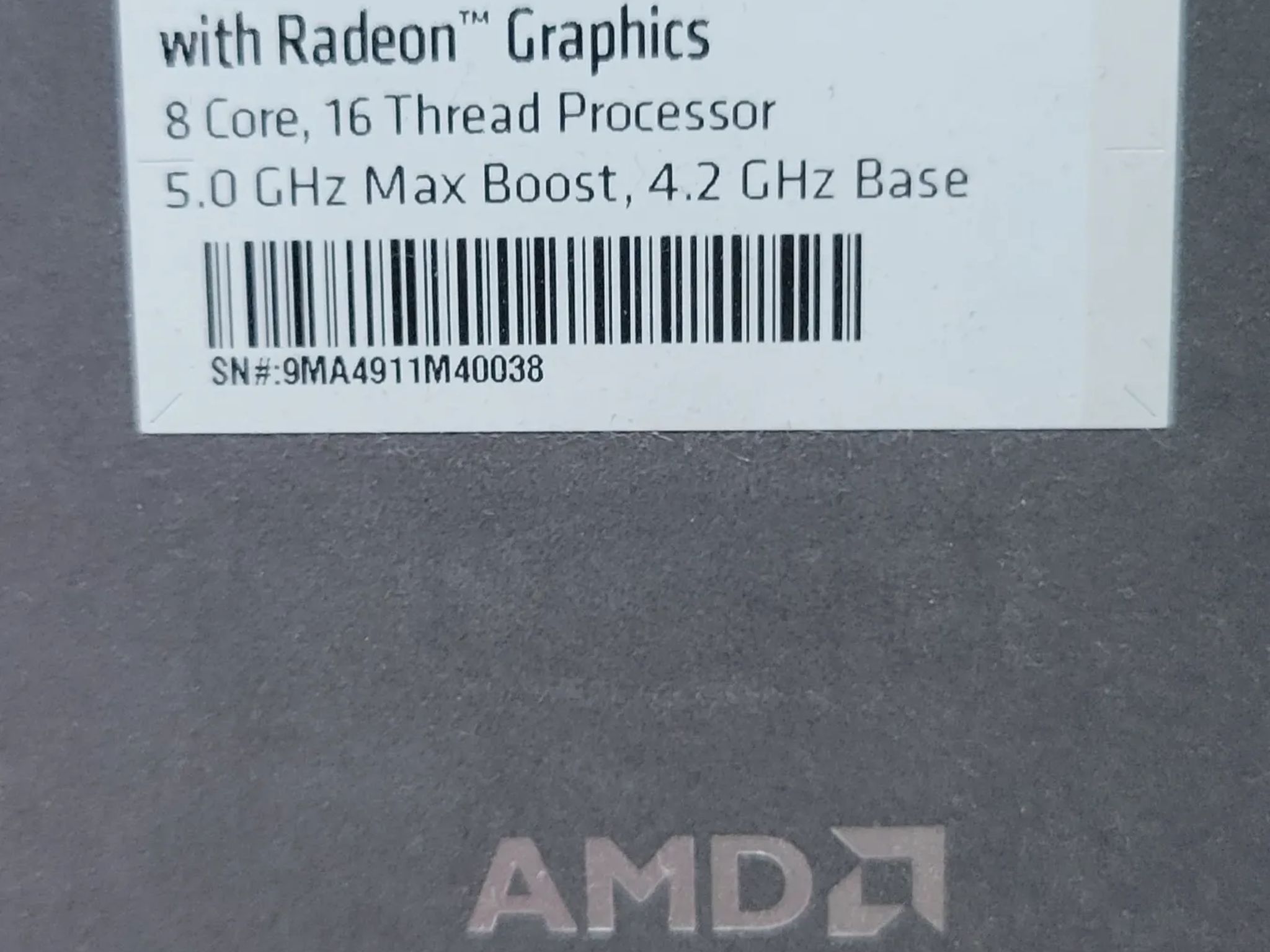 New-used 7800X3D