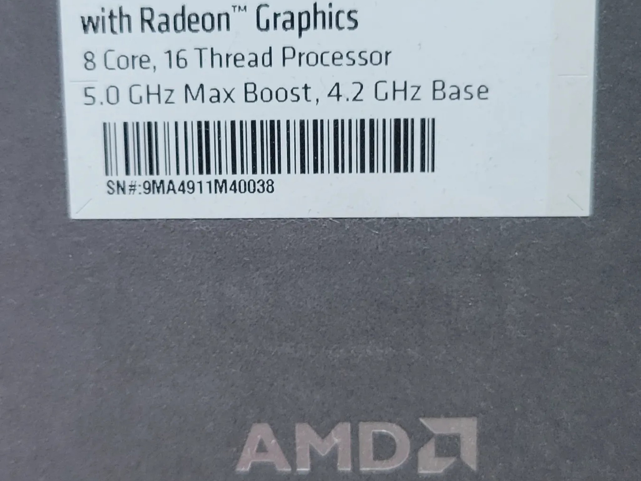 New-used 7800X3D