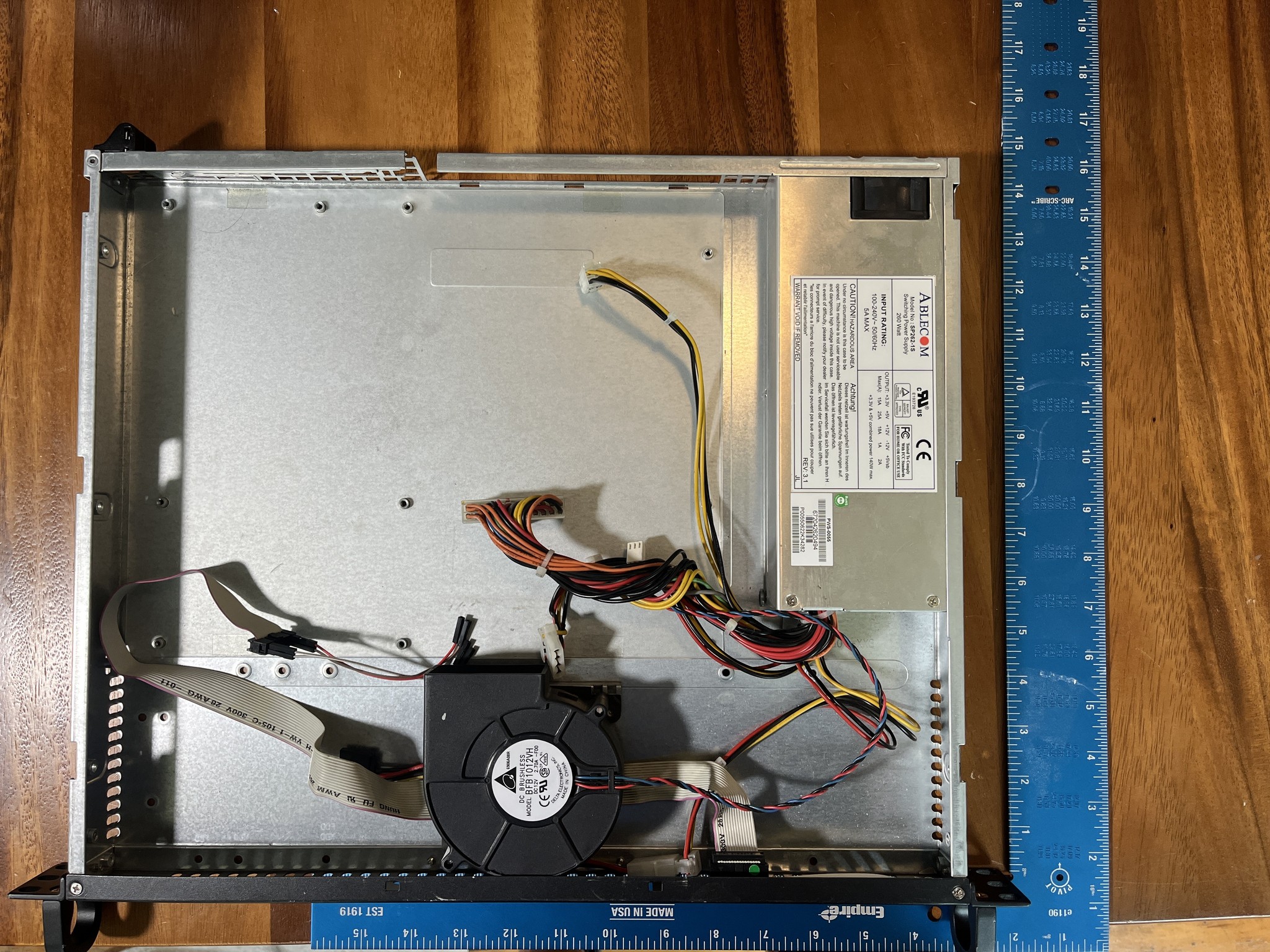 Supermicro CSE-512 1U Rack Mount Chassis 14.5" Mini ATX w 260W Power Supply