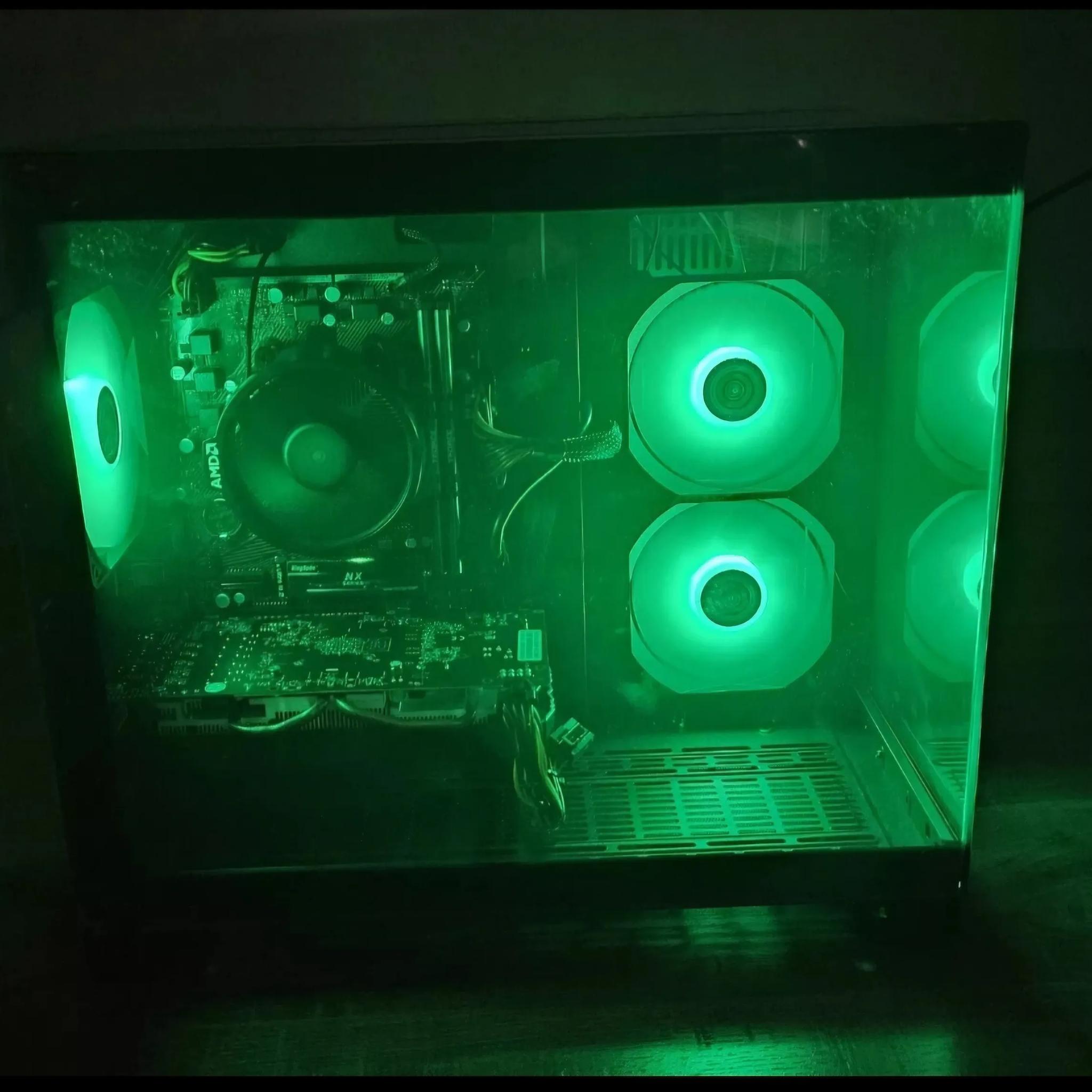 Custom Gaming PC | Ryzen 5 5500, RX580 2048SP 8GB, 16GB DDR4, 1TB Nvme SSD, Windows 11 Pro, Wifi USB