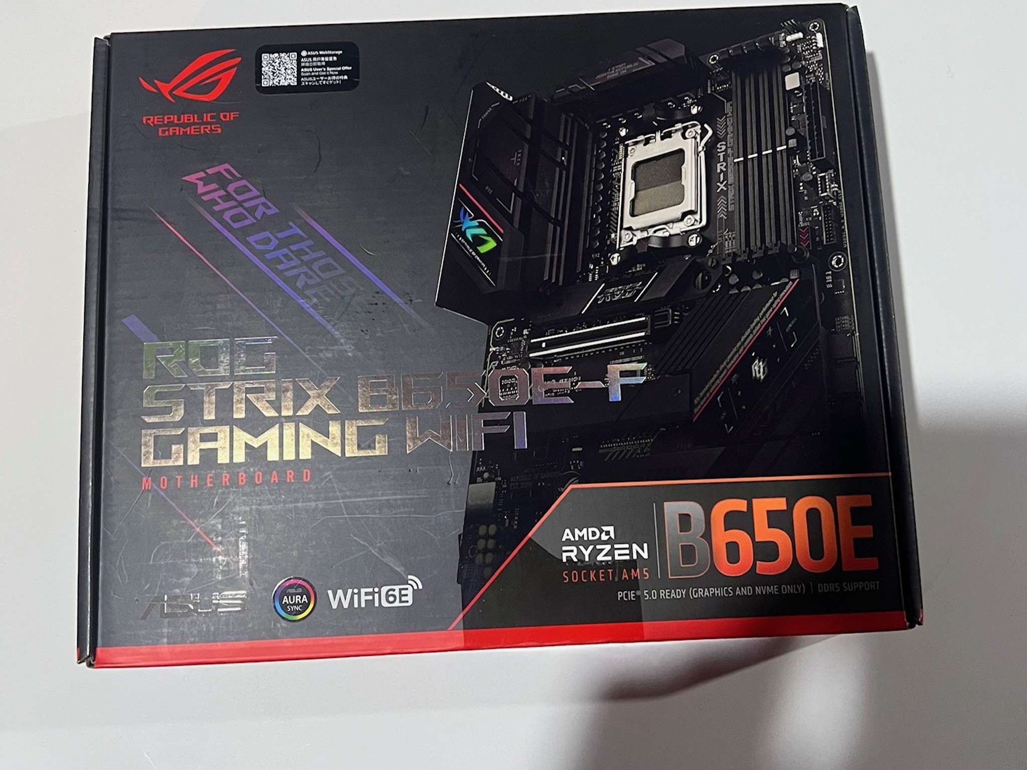 ASUS ROG Strix B650E-F Gaming WiFi Desktop 9000 8000 & 7000