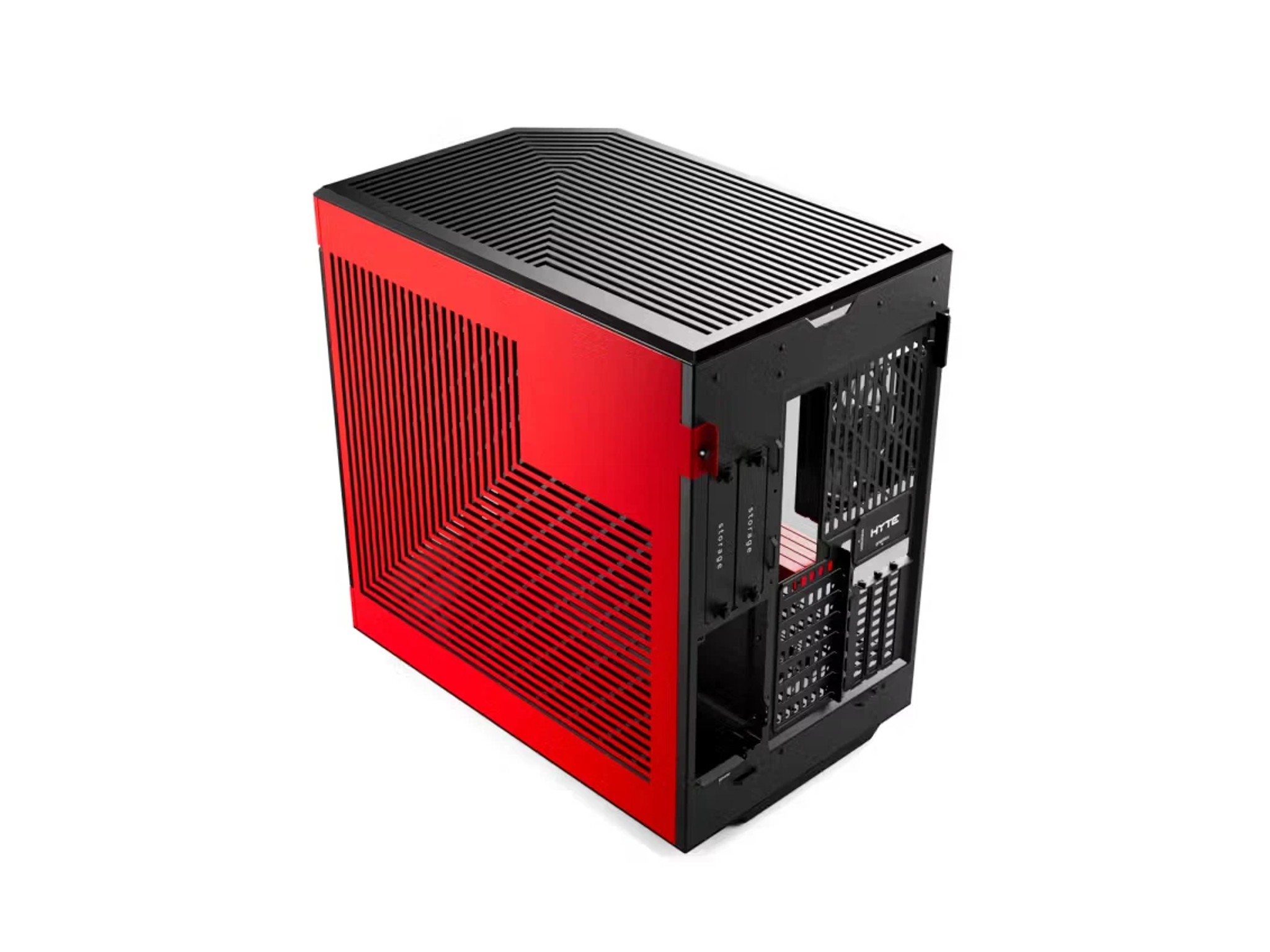 HYTE Y60 w/ 12.6″ LCD ATX Mid-Tower Case Dual-Chamber Panoramic Glass Y70 Touch