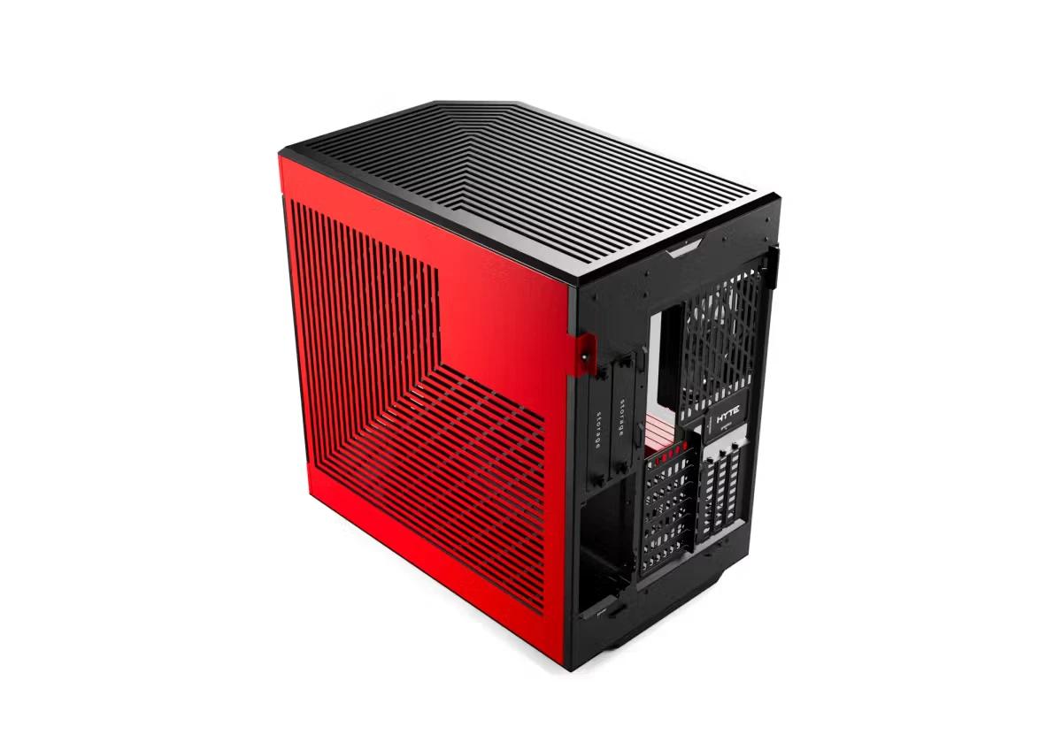 HYTE Y60 w/ 12.6″ LCD ATX Mid-Tower PC Computer Case Dual-Chamber Panoramic Glass