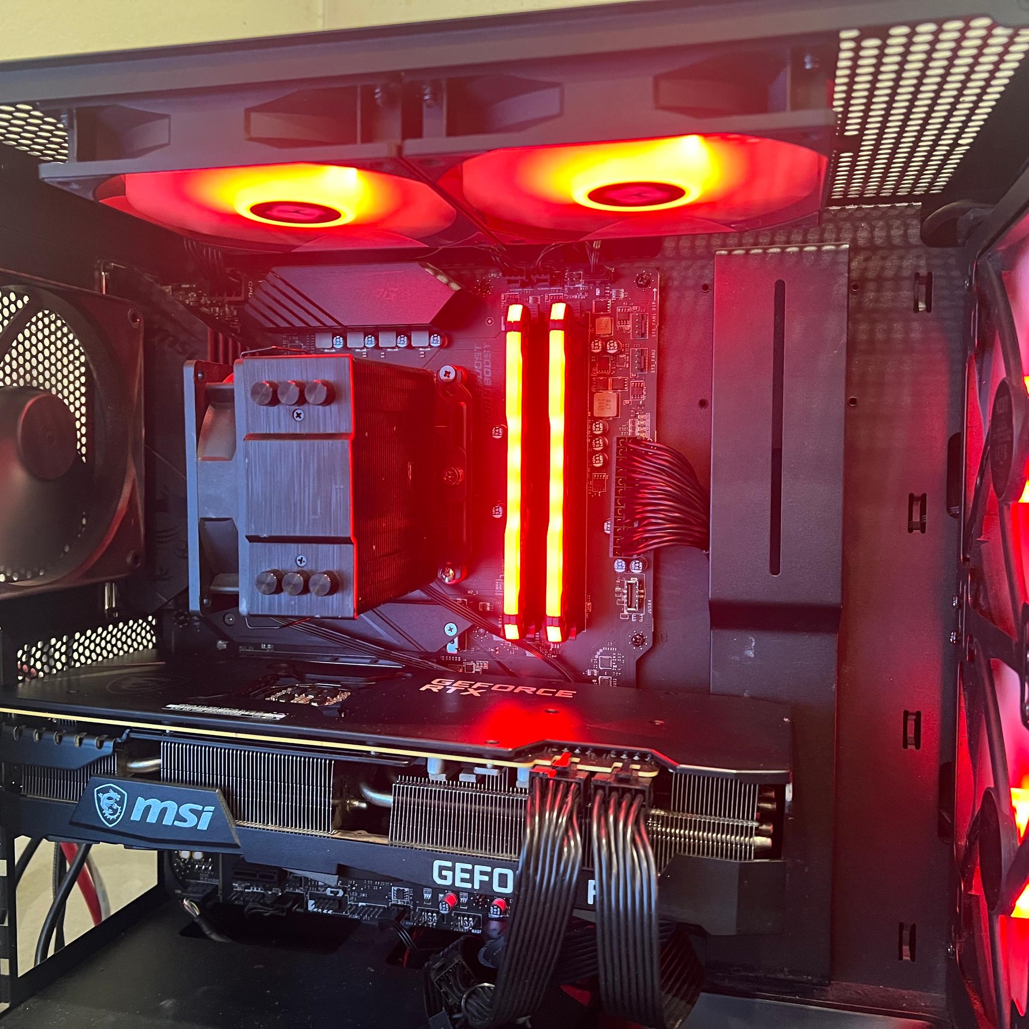 ⚫🗲| RTX 3080 | Ryzen 5 5600x | 32gb Ram | 1.5tb storage | Wifi | RGB | 1440p and 4K Gaming PC