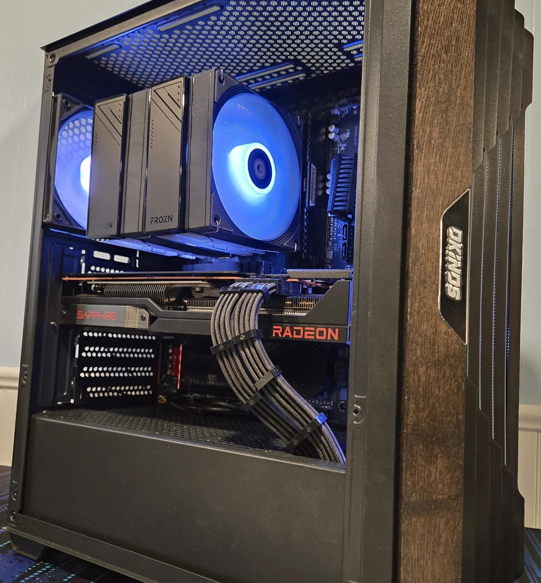 Wood 1440p/4K Gaming PC | Ryzen 7 5700X3D | RX 6800 XT 16GB | 1TB NVMe | 32GB DDR4 | Windows 11 Pro