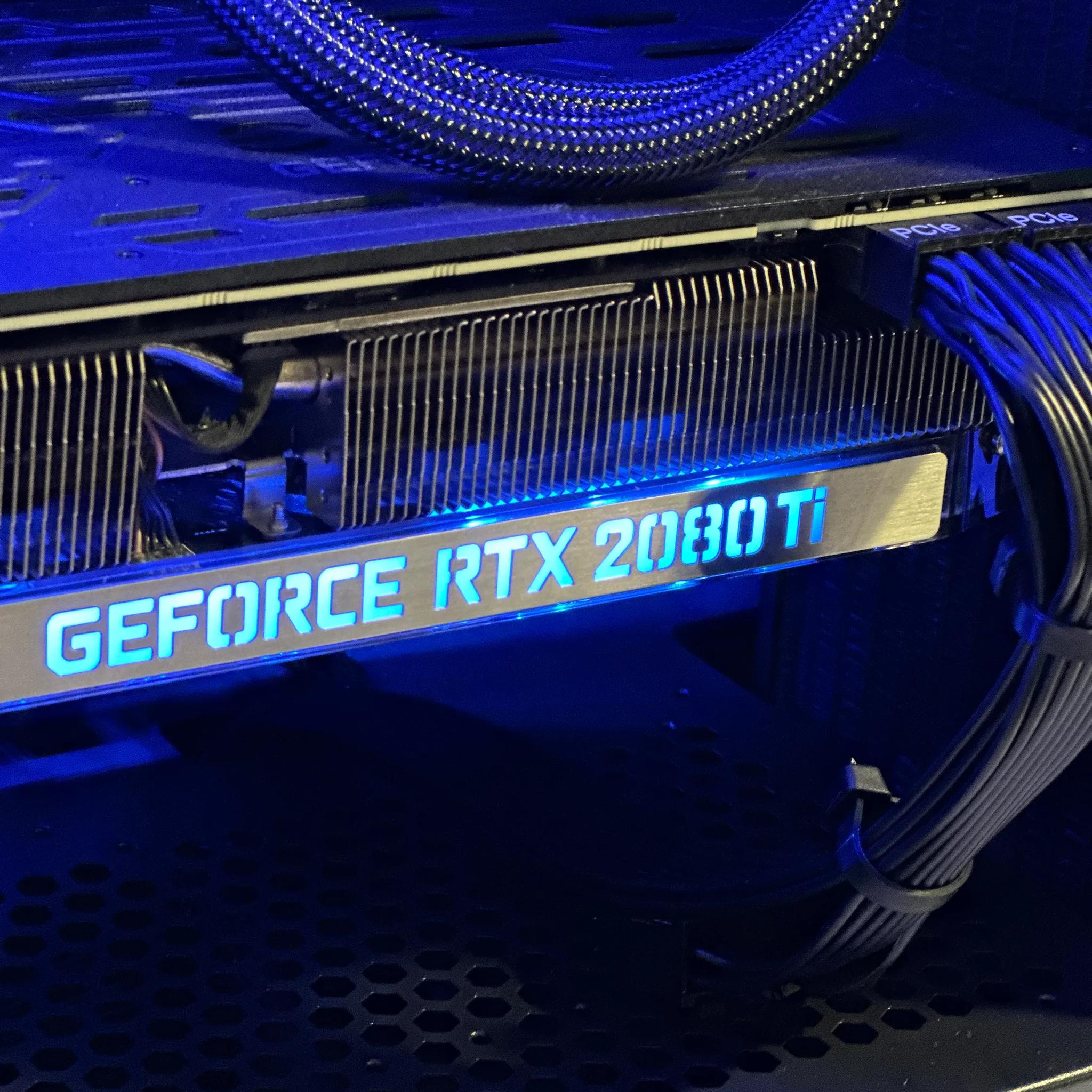 RTX 2080Ti 11GB | INTEL i5-12400F | 32GB RAM | 1TB SSD | Custom RGB Gaming PC WIFI WIN10