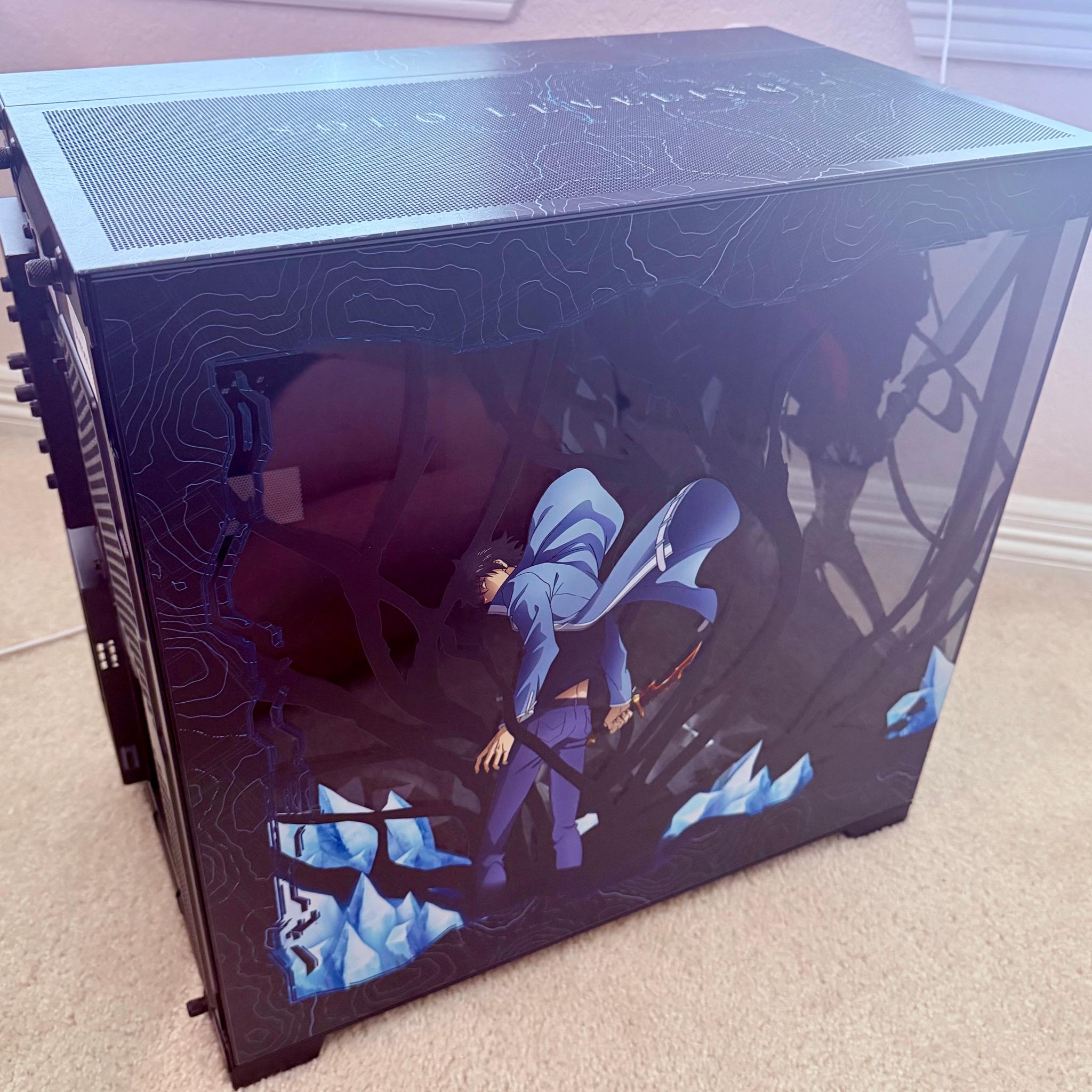Custom Solo Leveling Art Gaming PC RGB Case | APNX V2-F