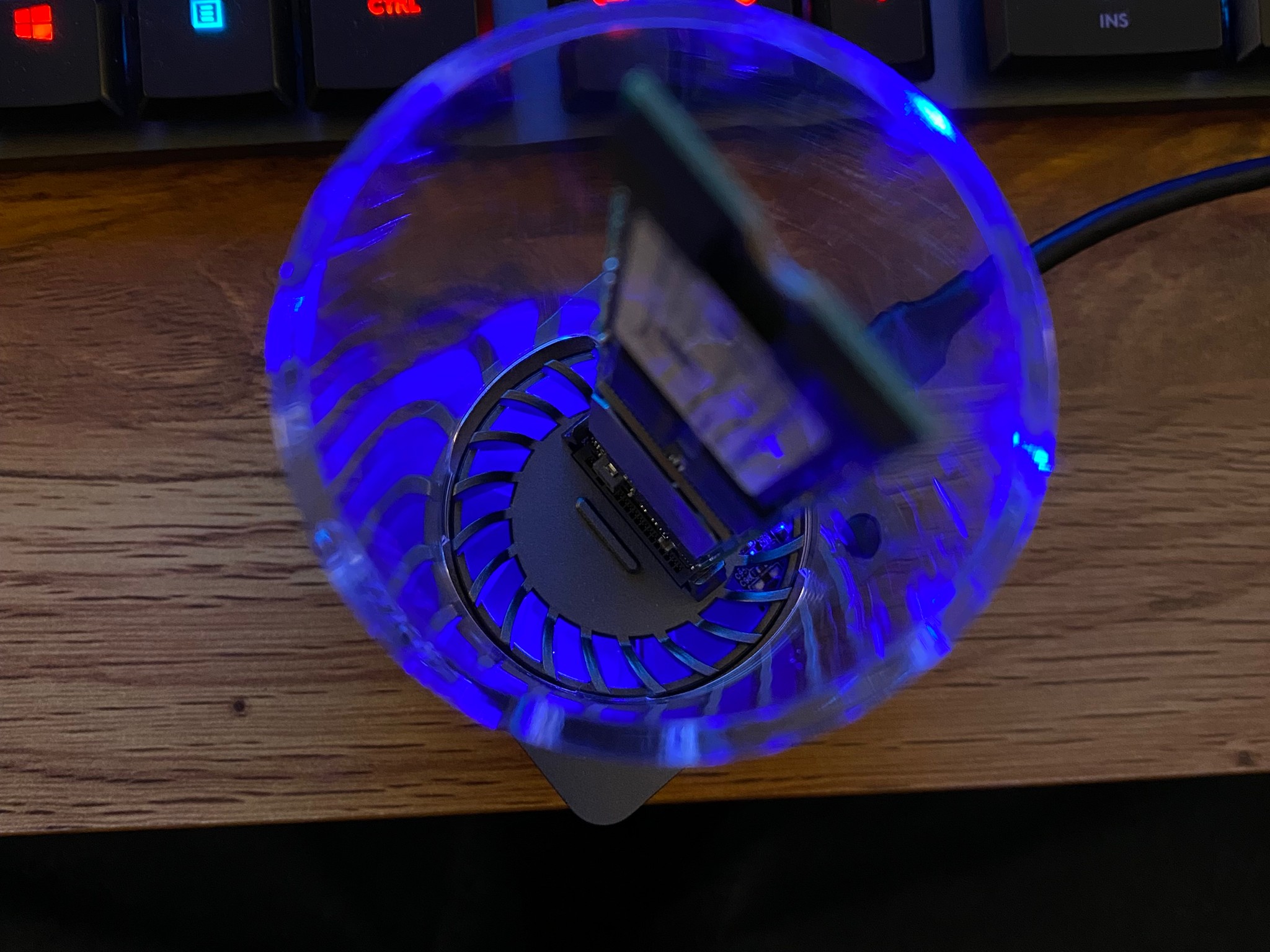 Bundle: Western Digital 3.84TB m.2 NVMe 22110 SSD + 10Gbps Docking Station w/Fan